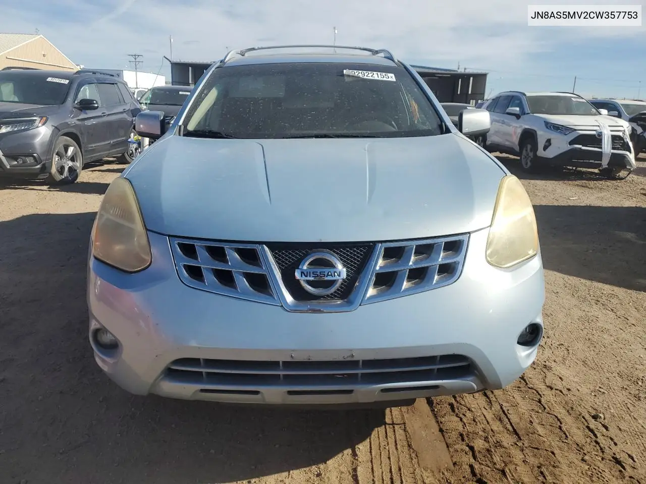 JN8AS5MV2CW357753 2012 Nissan Rogue S