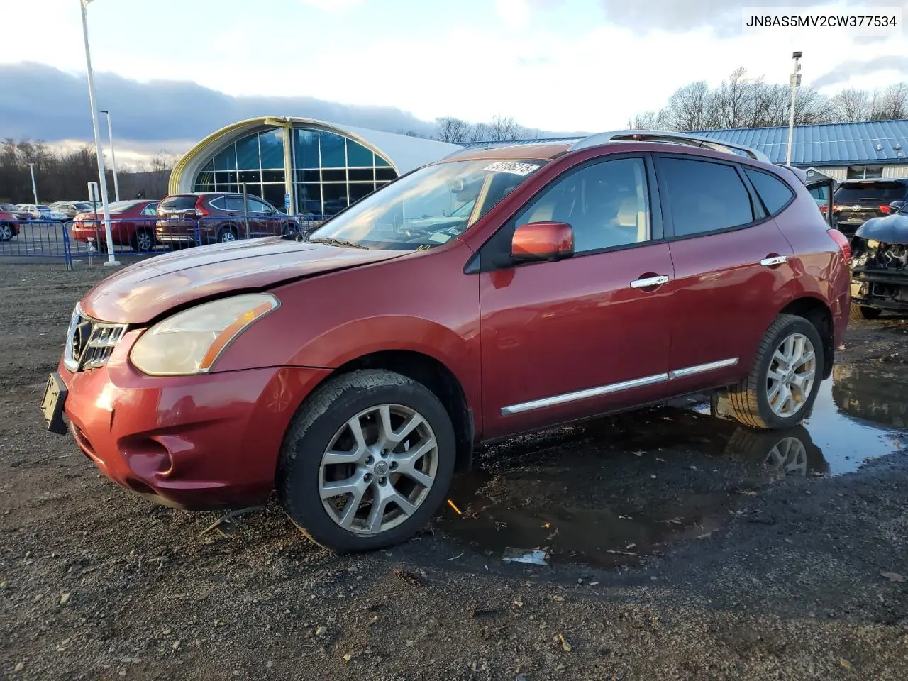 JN8AS5MV2CW377534 2012 Nissan Rogue S