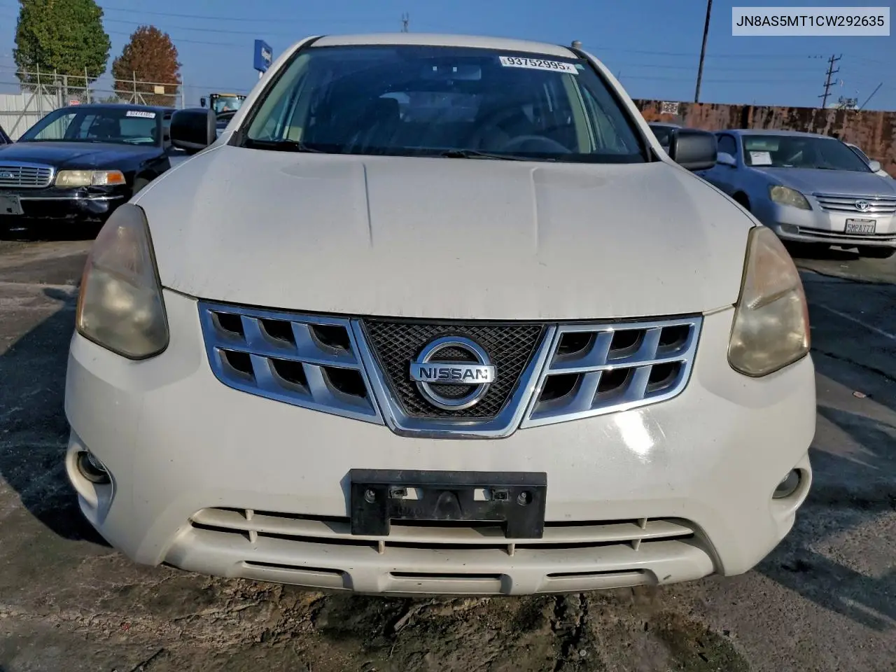 JN8AS5MT1CW292635 2012 Nissan Rogue S