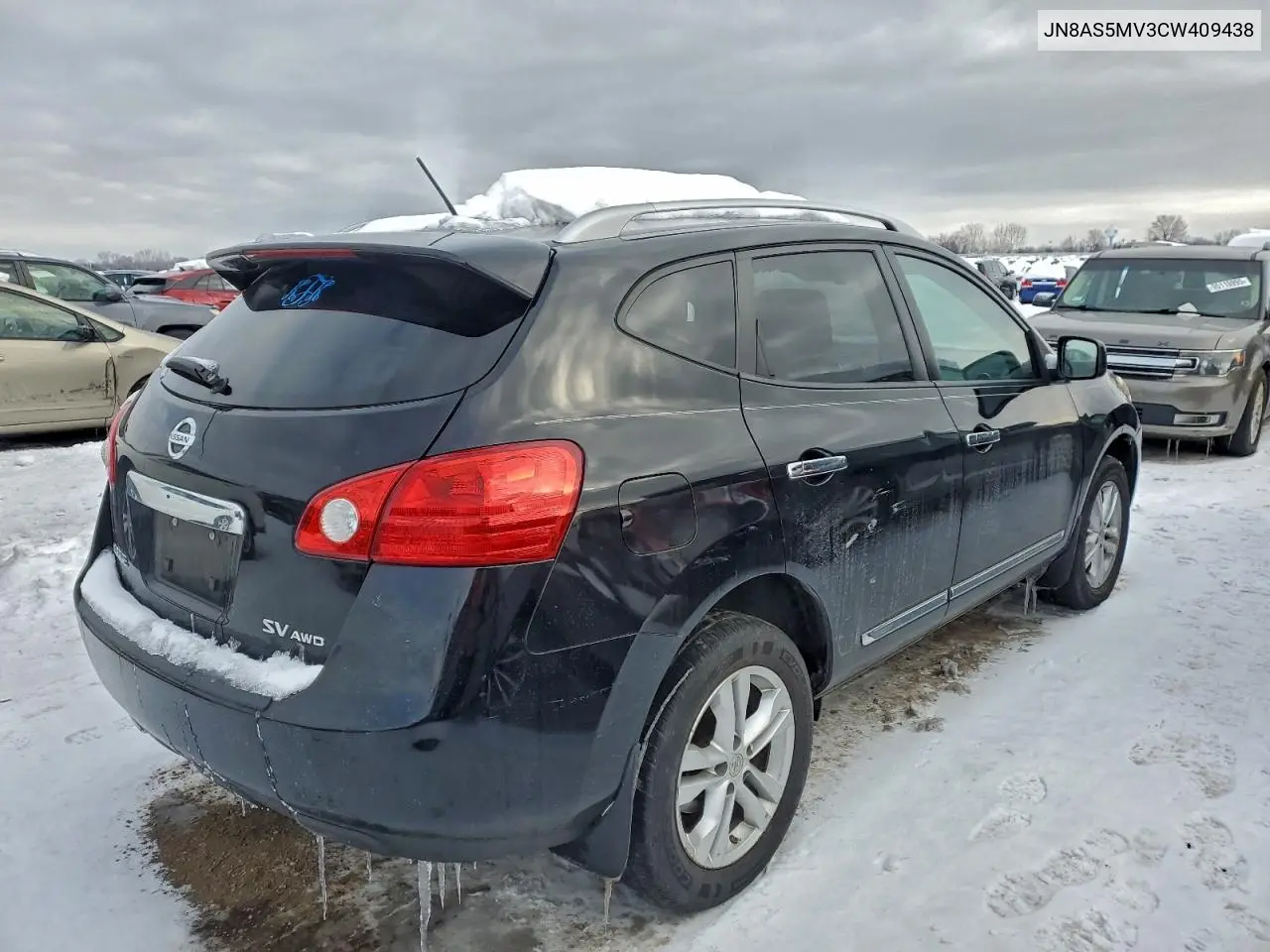 JN8AS5MV3CW409438 2012 Nissan Rogue S