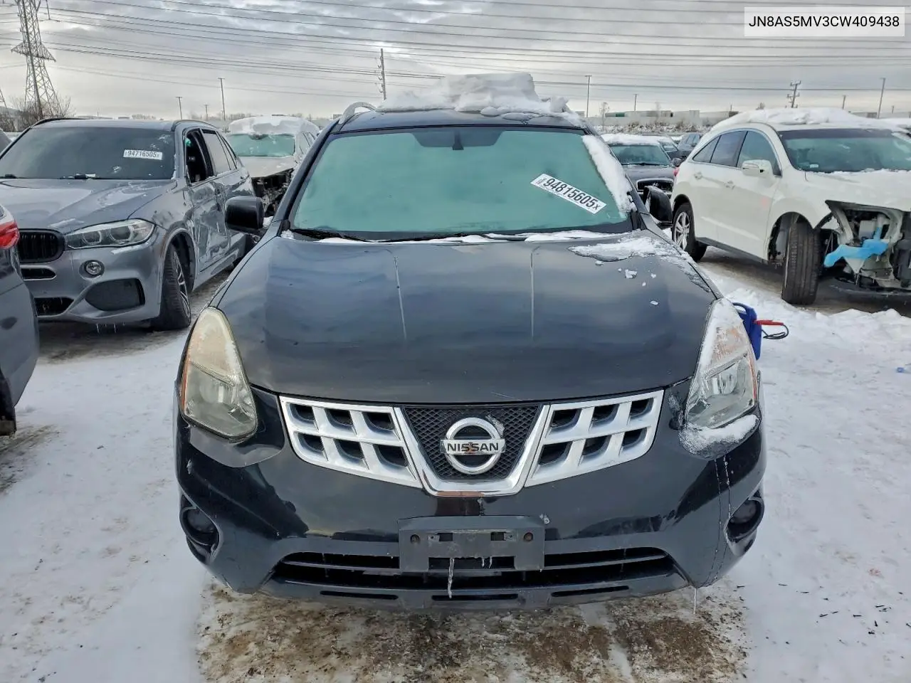 JN8AS5MV3CW409438 2012 Nissan Rogue S