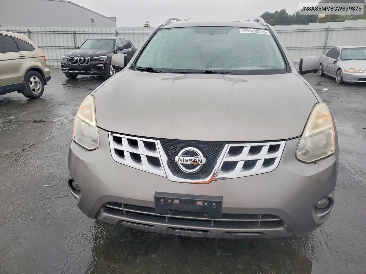 JN8AS5MV8CW399375 2012 Nissan Rogue S