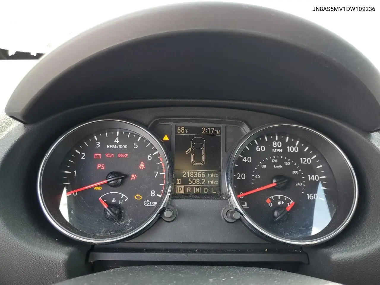JN8AS5MV1DW109236 2013 Nissan Rogue S