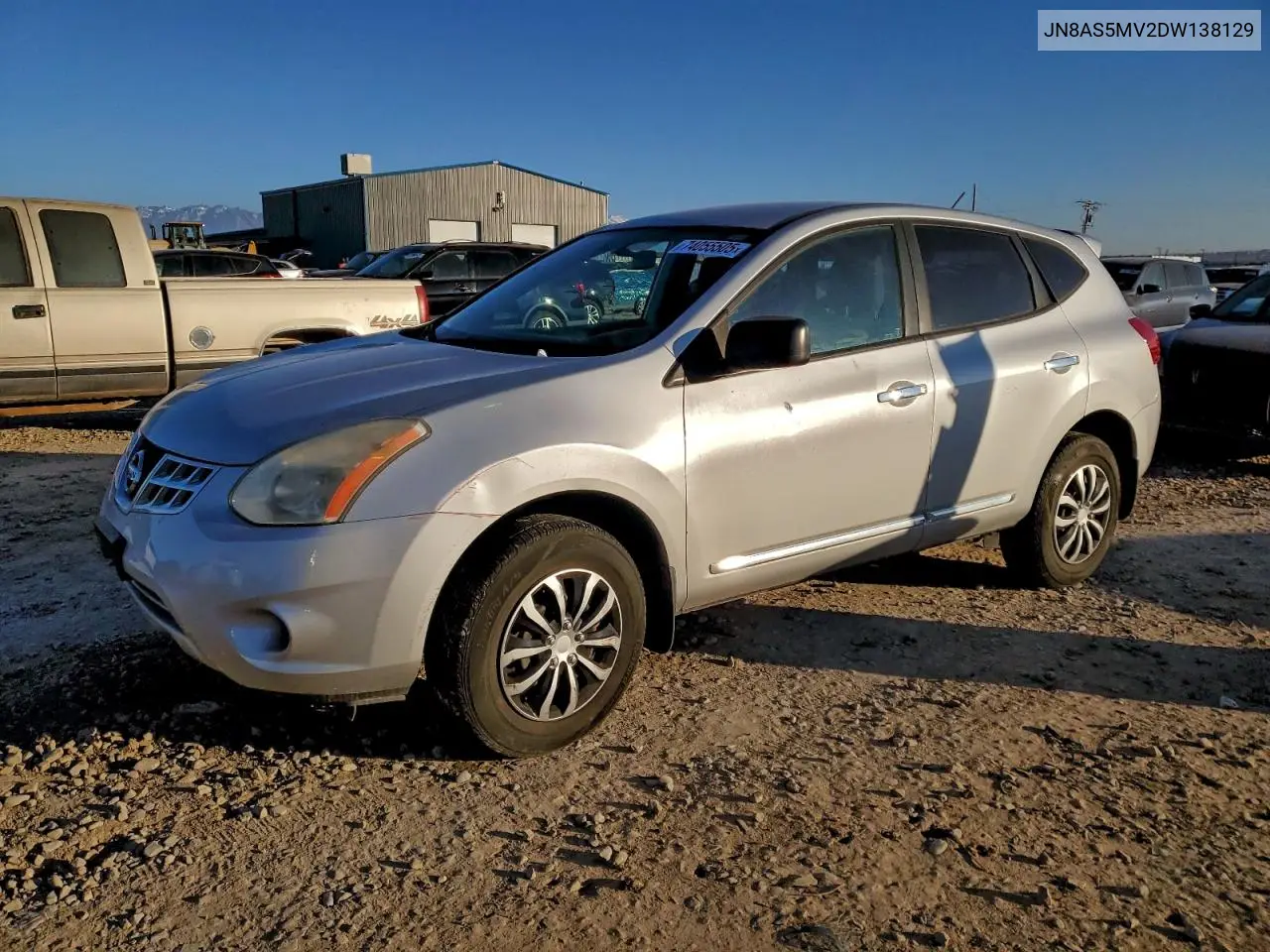 JN8AS5MV2DW138129 2013 Nissan Rogue S