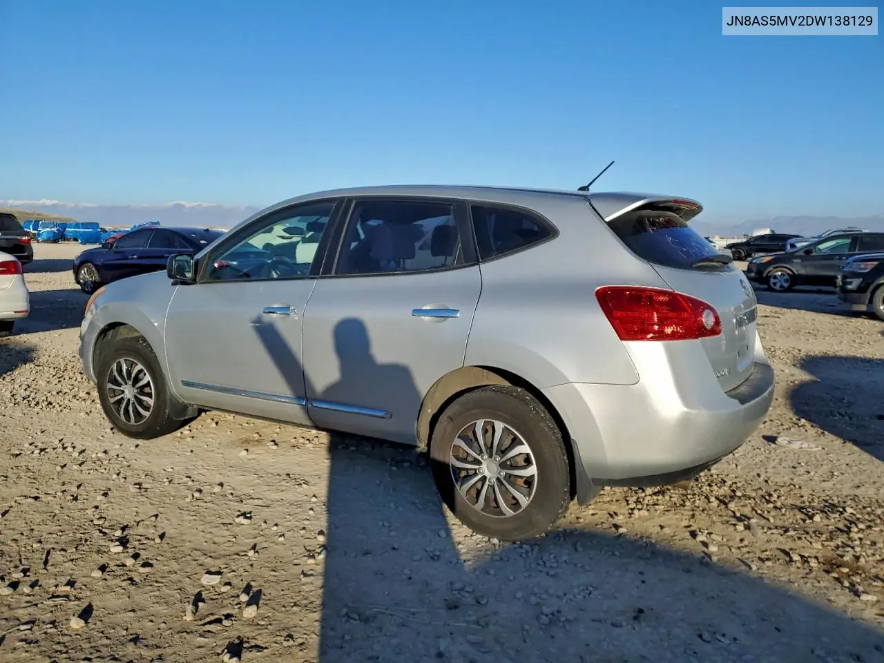 JN8AS5MV2DW138129 2013 Nissan Rogue S