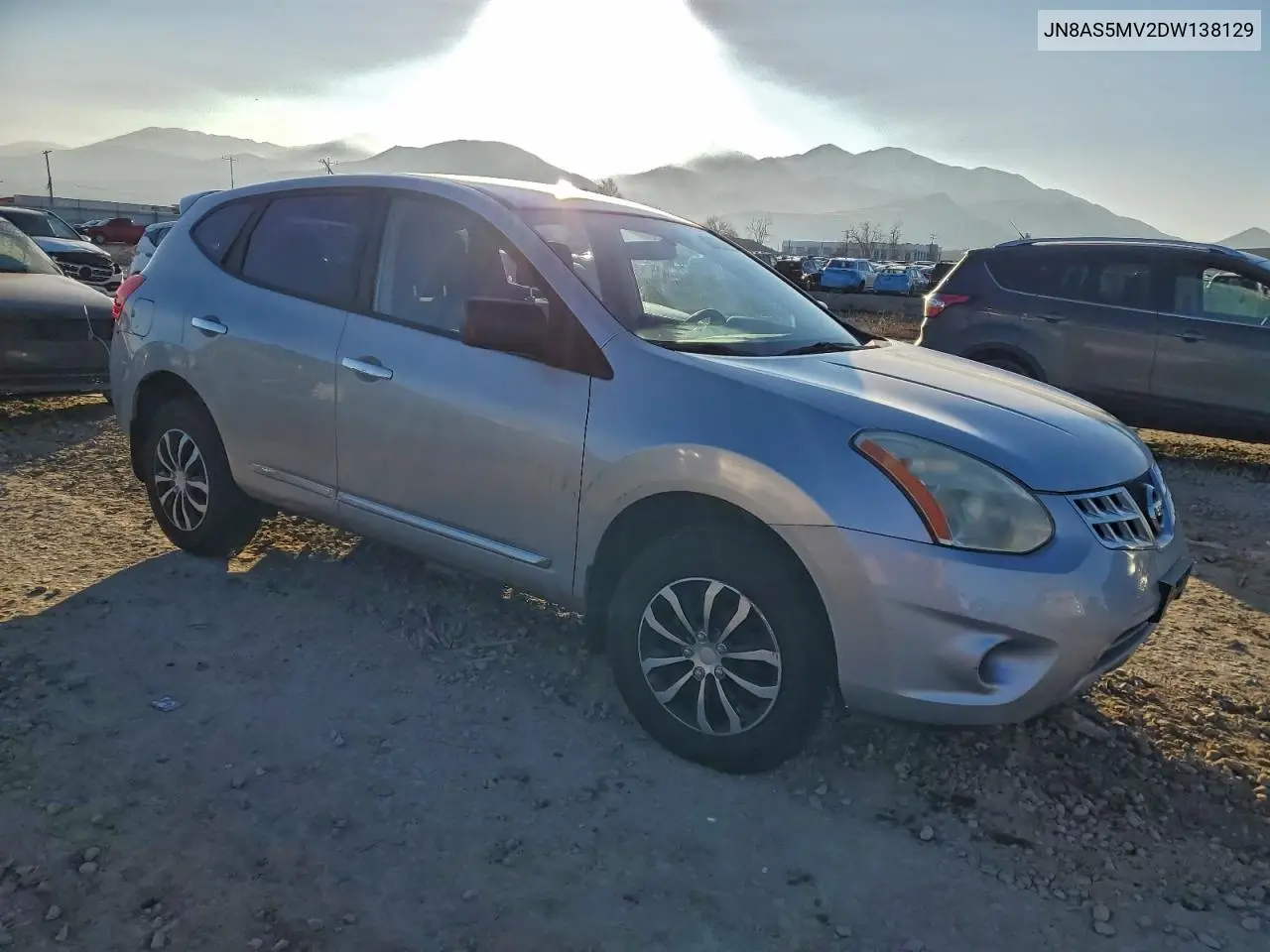 JN8AS5MV2DW138129 2013 Nissan Rogue S