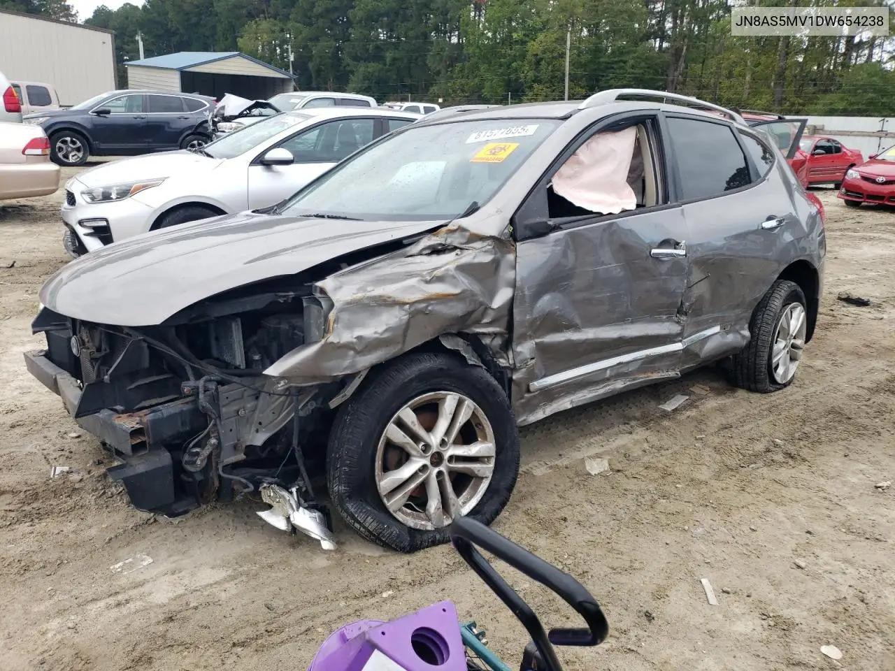 JN8AS5MV1DW654238 2013 Nissan Rogue S