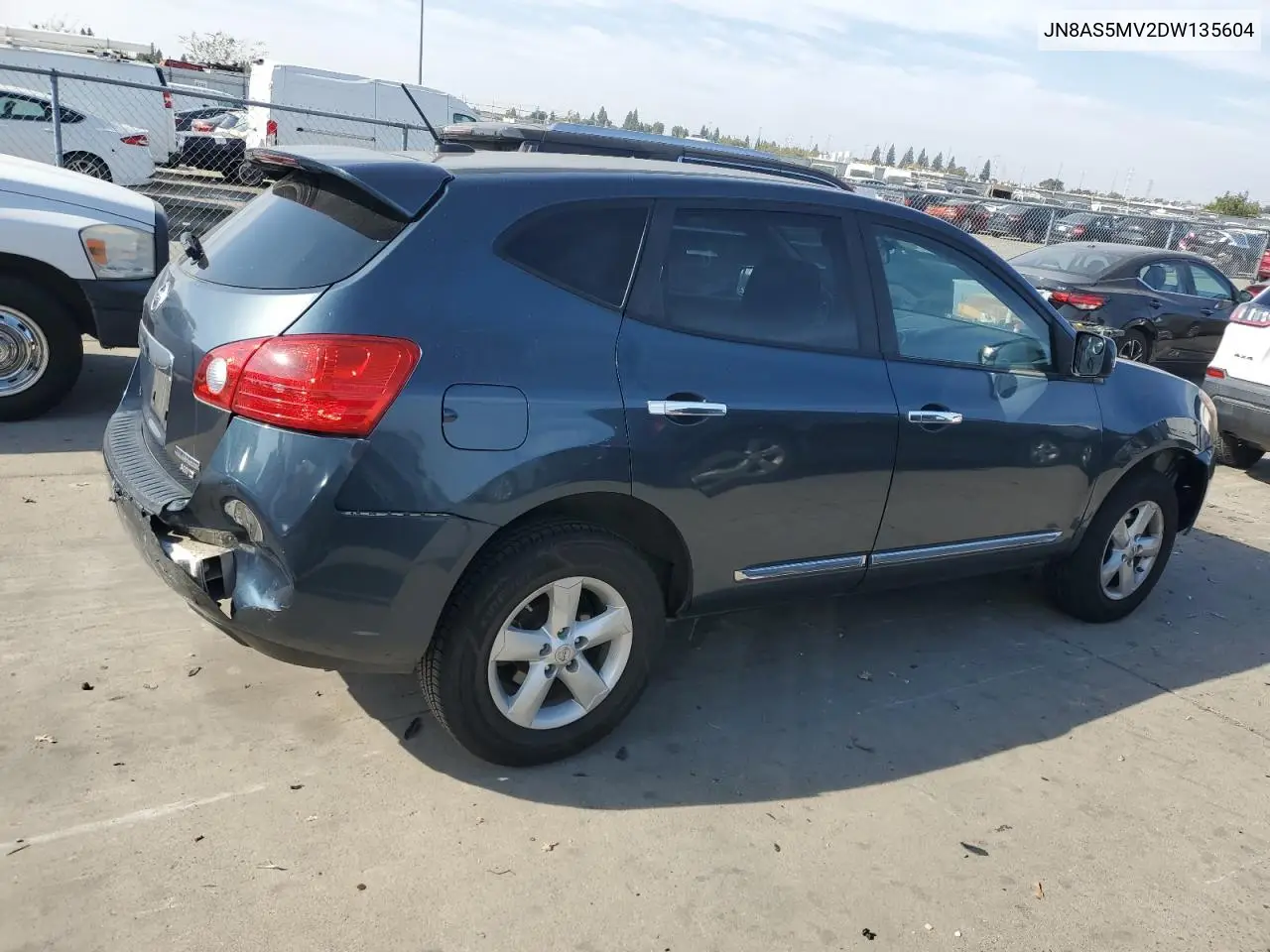 JN8AS5MV2DW135604 2013 Nissan Rogue S