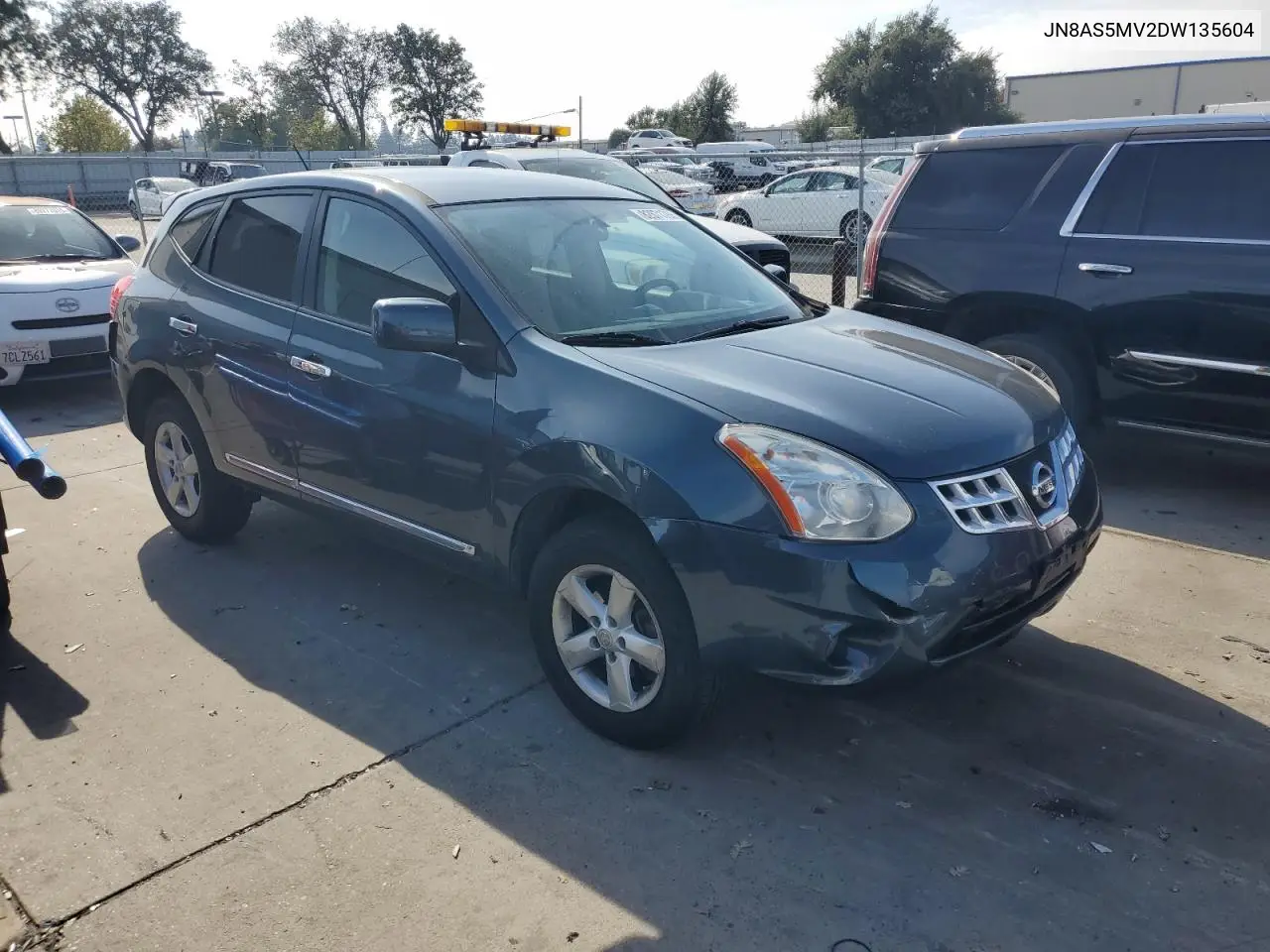 JN8AS5MV2DW135604 2013 Nissan Rogue S