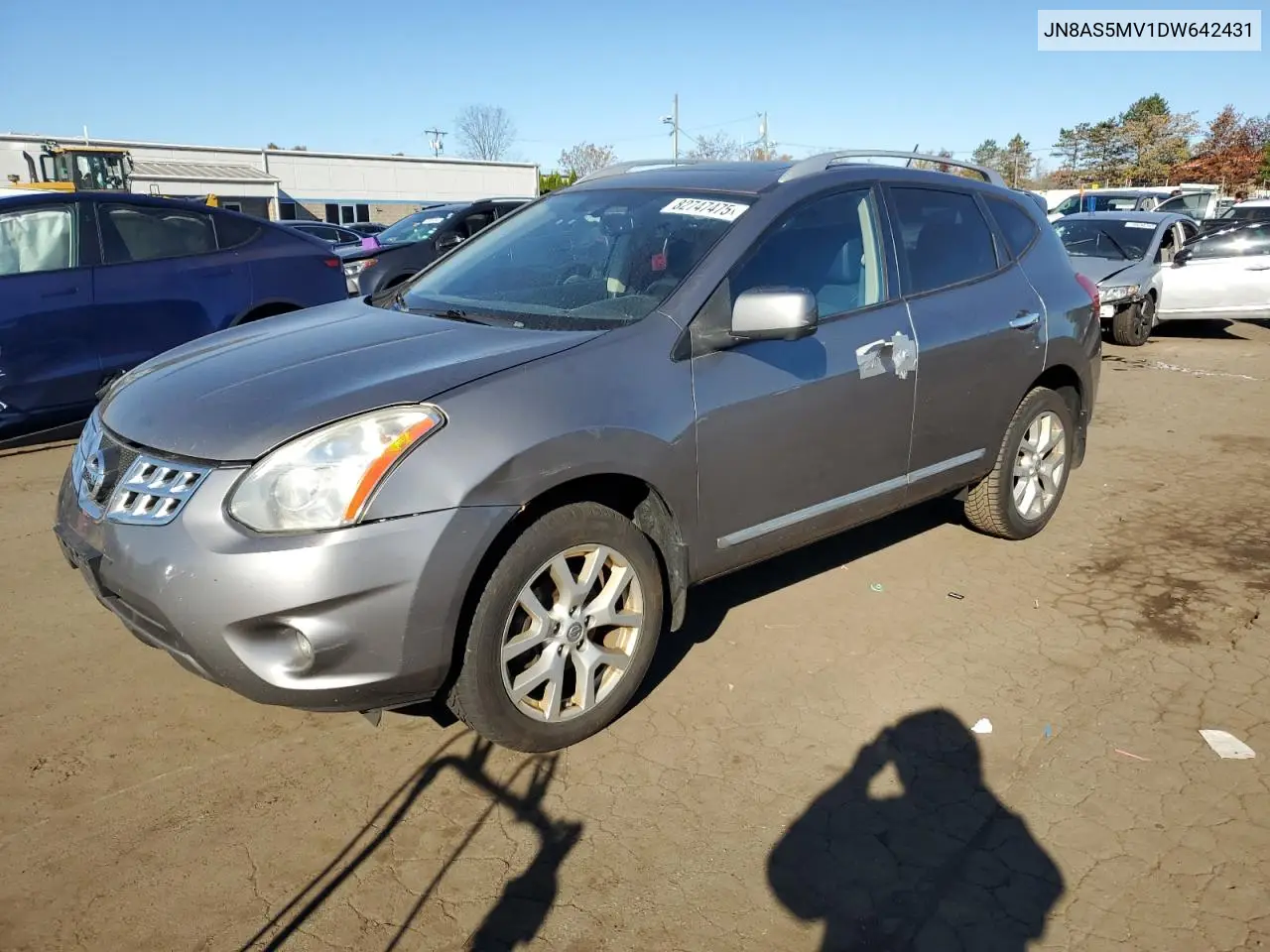 JN8AS5MV1DW642431 2013 Nissan Rogue S