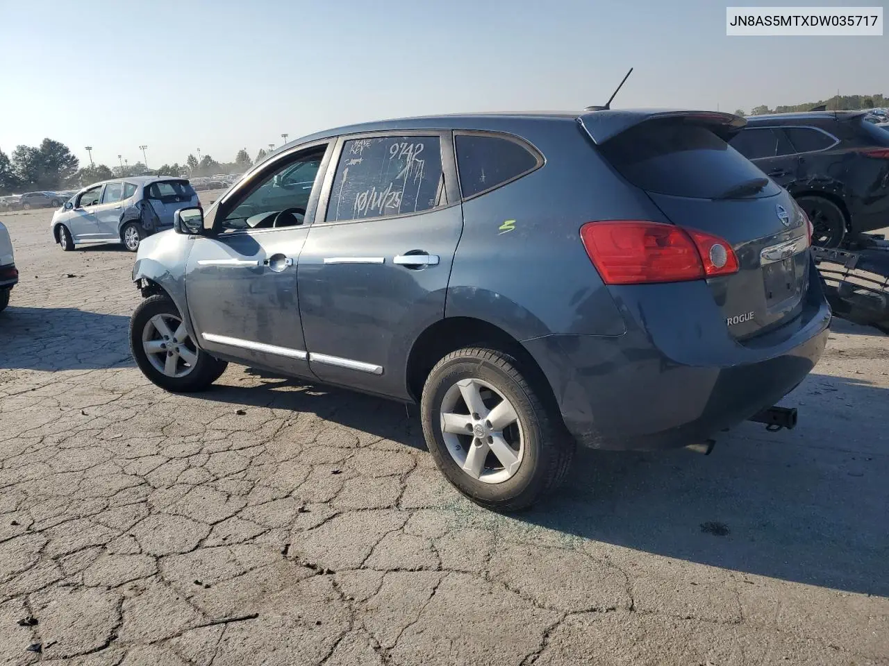 JN8AS5MTXDW035717 2013 Nissan Rogue S