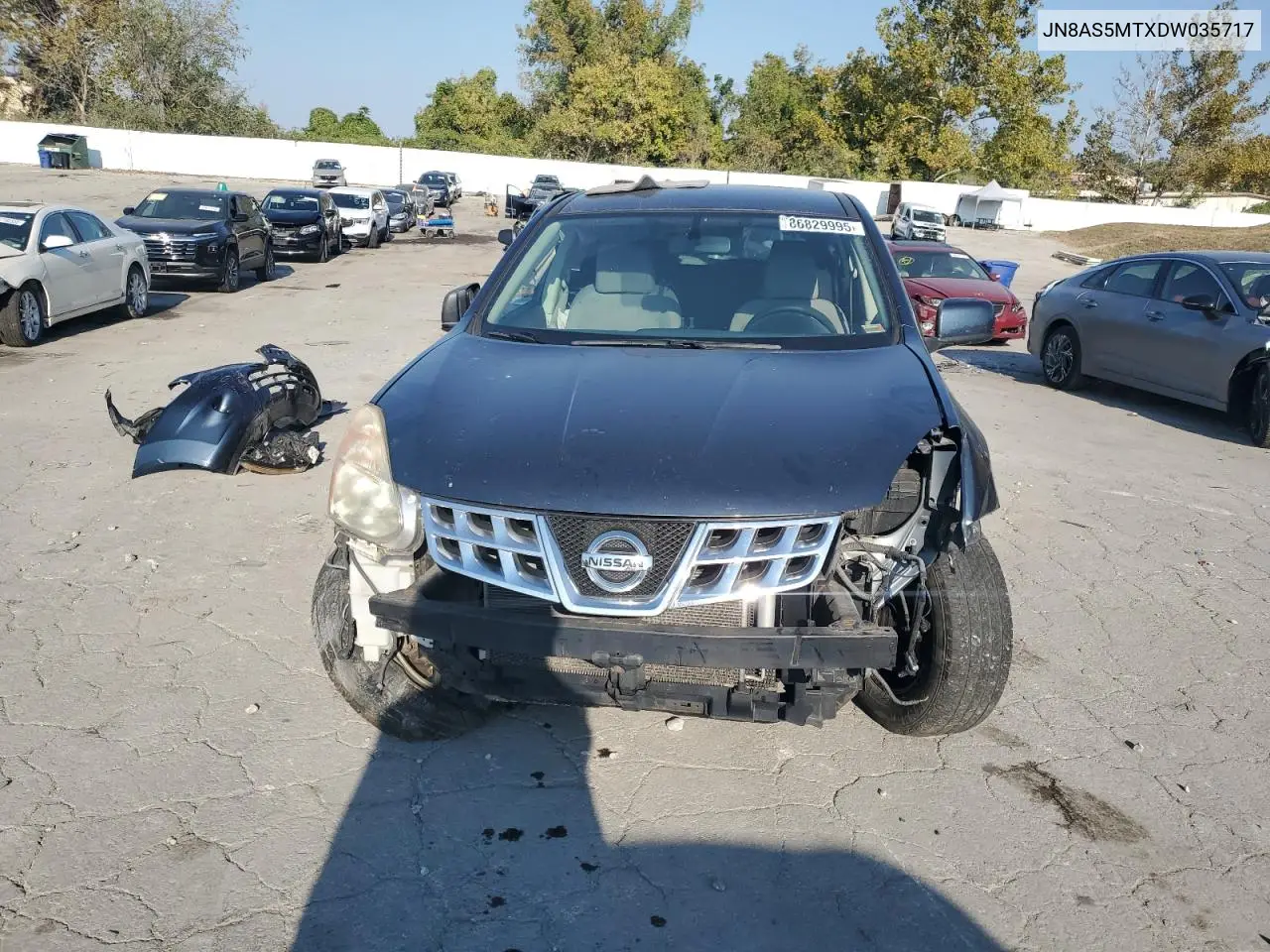 JN8AS5MTXDW035717 2013 Nissan Rogue S