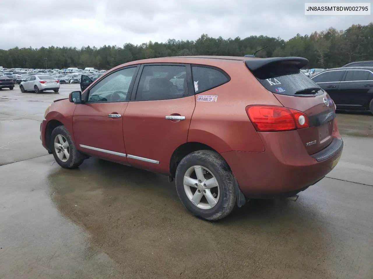 JN8AS5MT8DW002795 2013 Nissan Rogue S