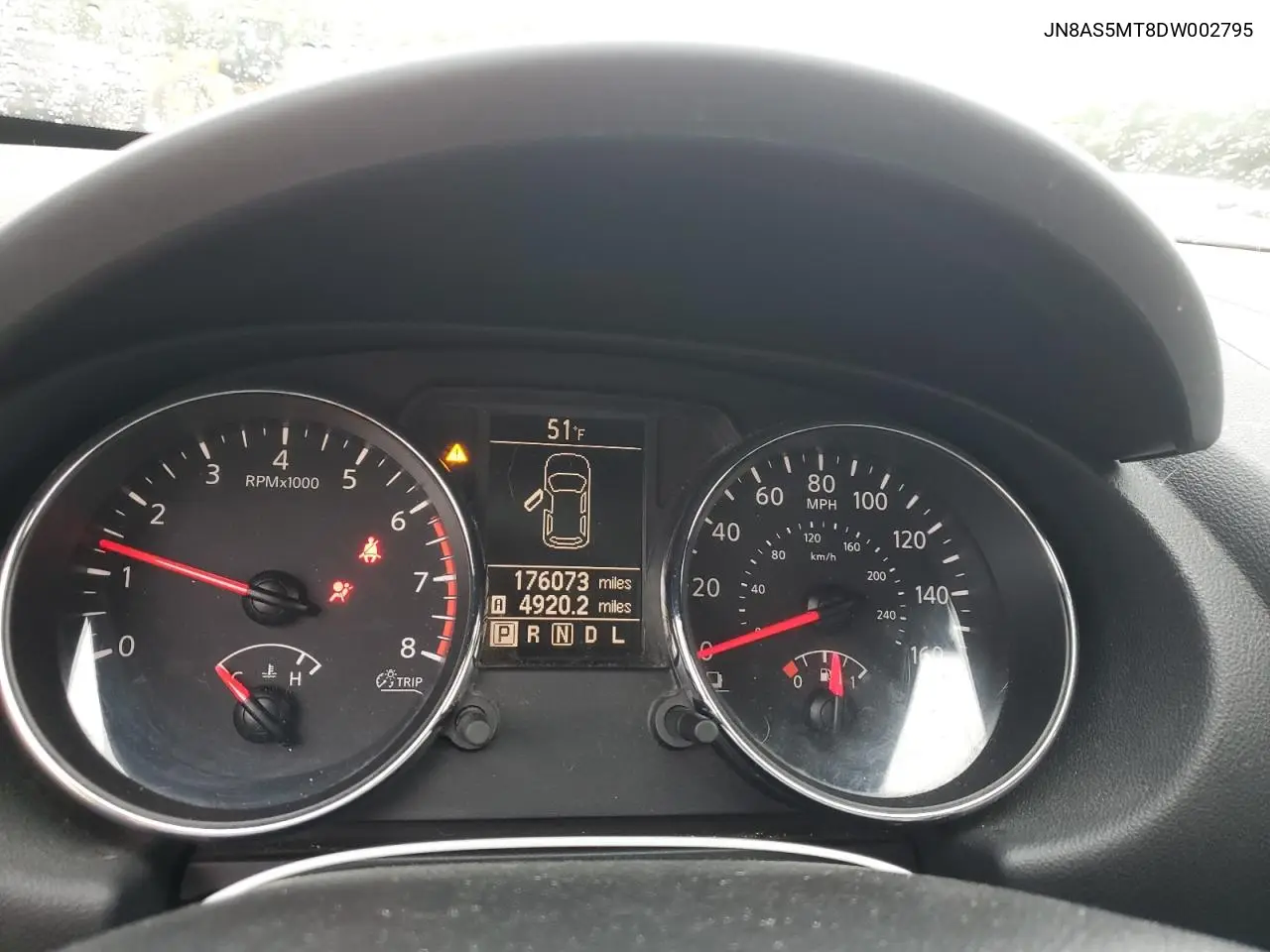 JN8AS5MT8DW002795 2013 Nissan Rogue S