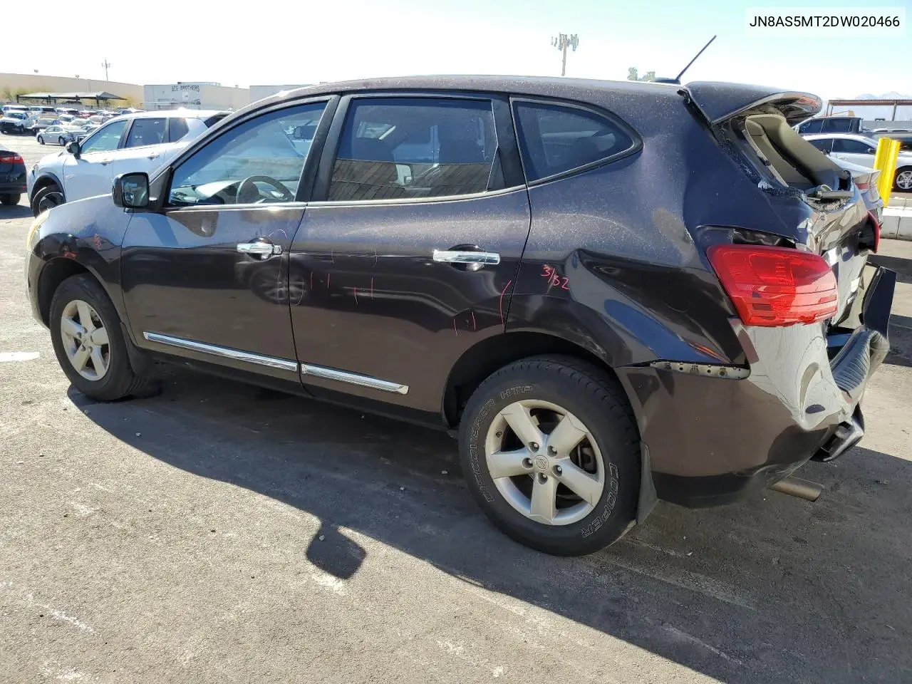 JN8AS5MT2DW020466 2013 Nissan Rogue S