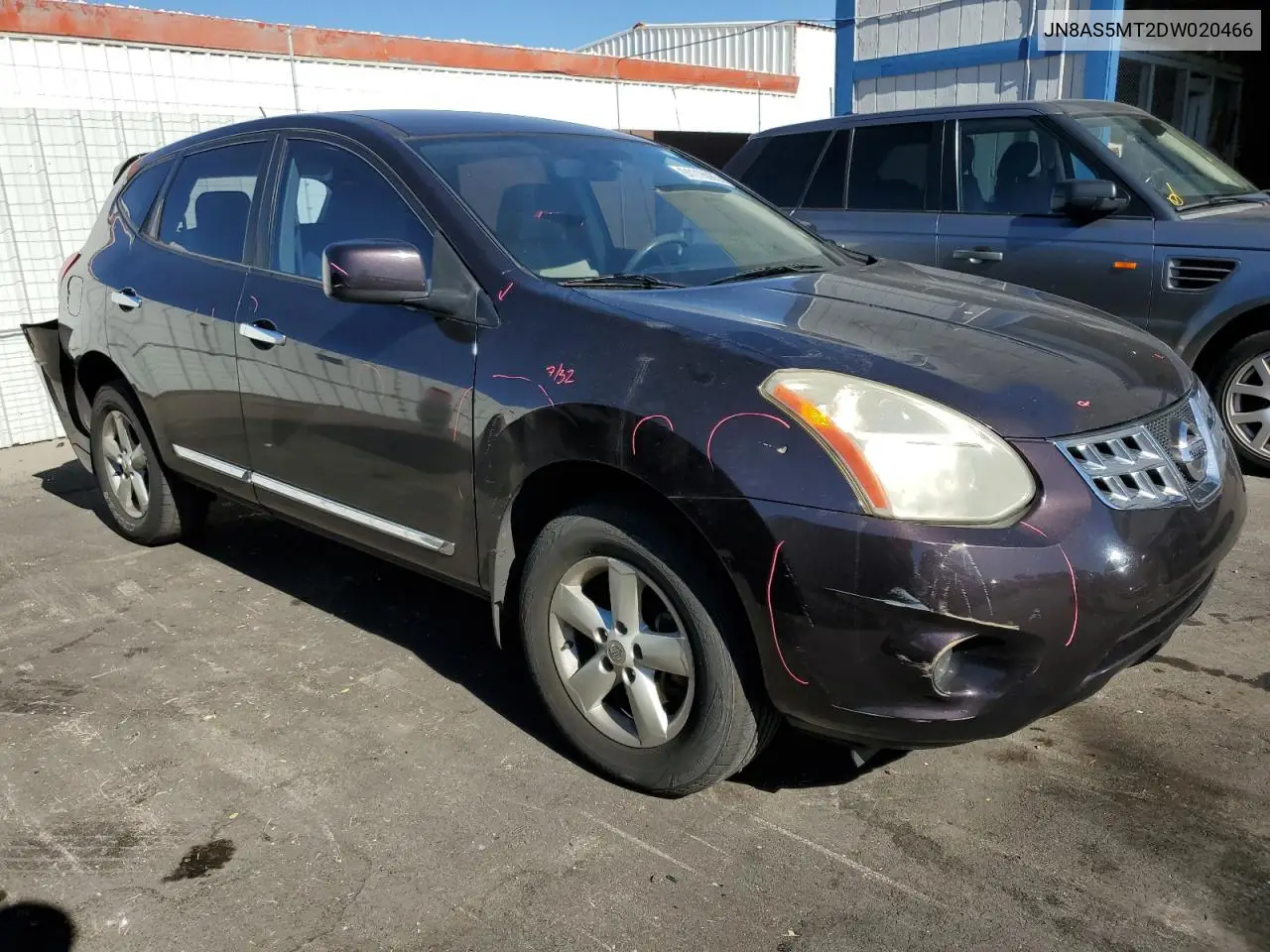 JN8AS5MT2DW020466 2013 Nissan Rogue S