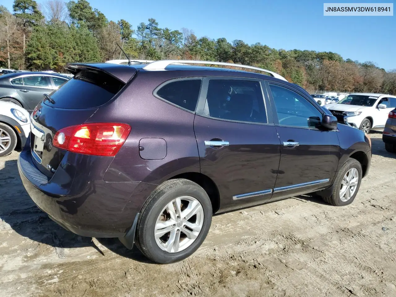 JN8AS5MV3DW618941 2013 Nissan Rogue S