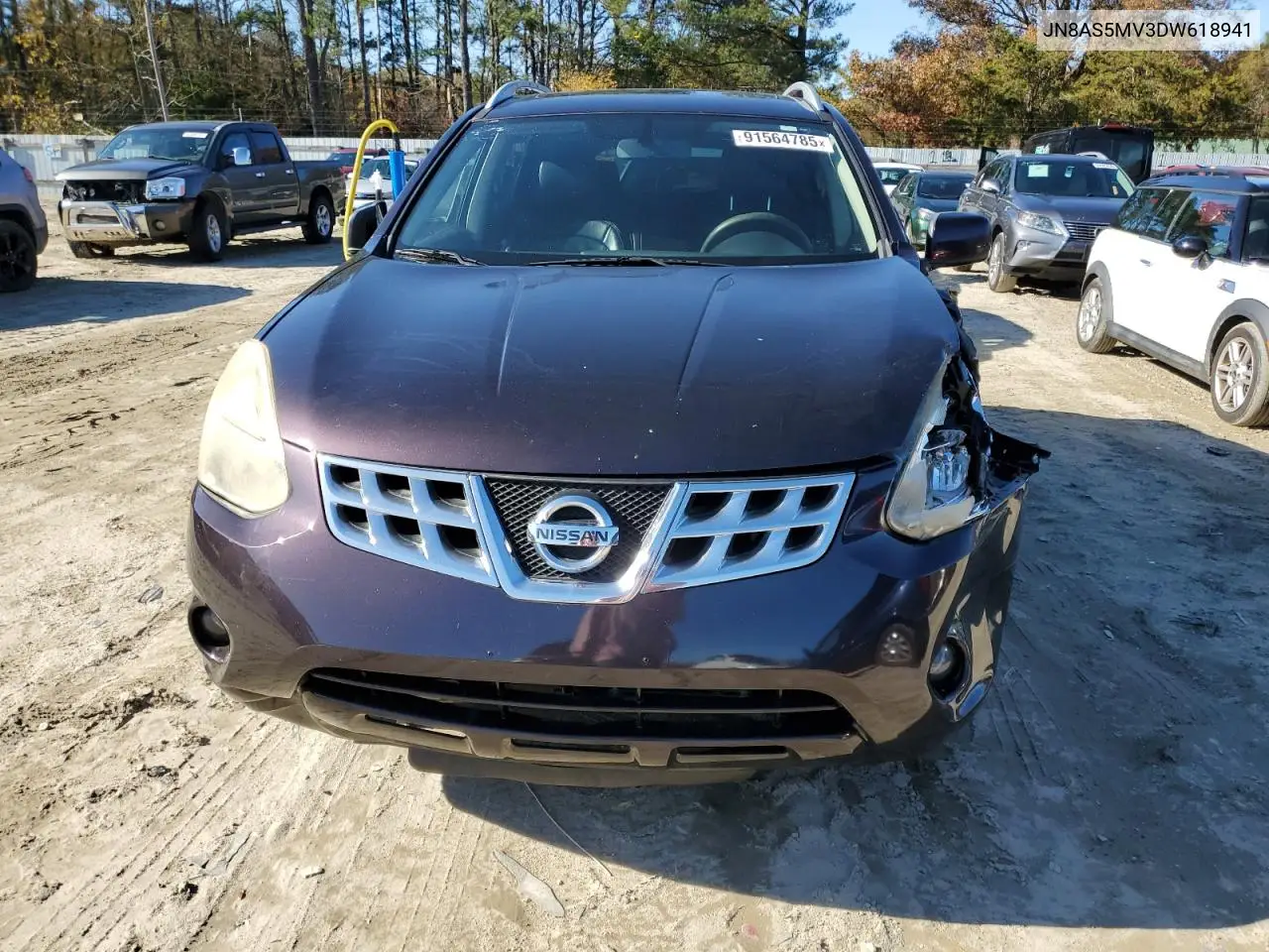 JN8AS5MV3DW618941 2013 Nissan Rogue S