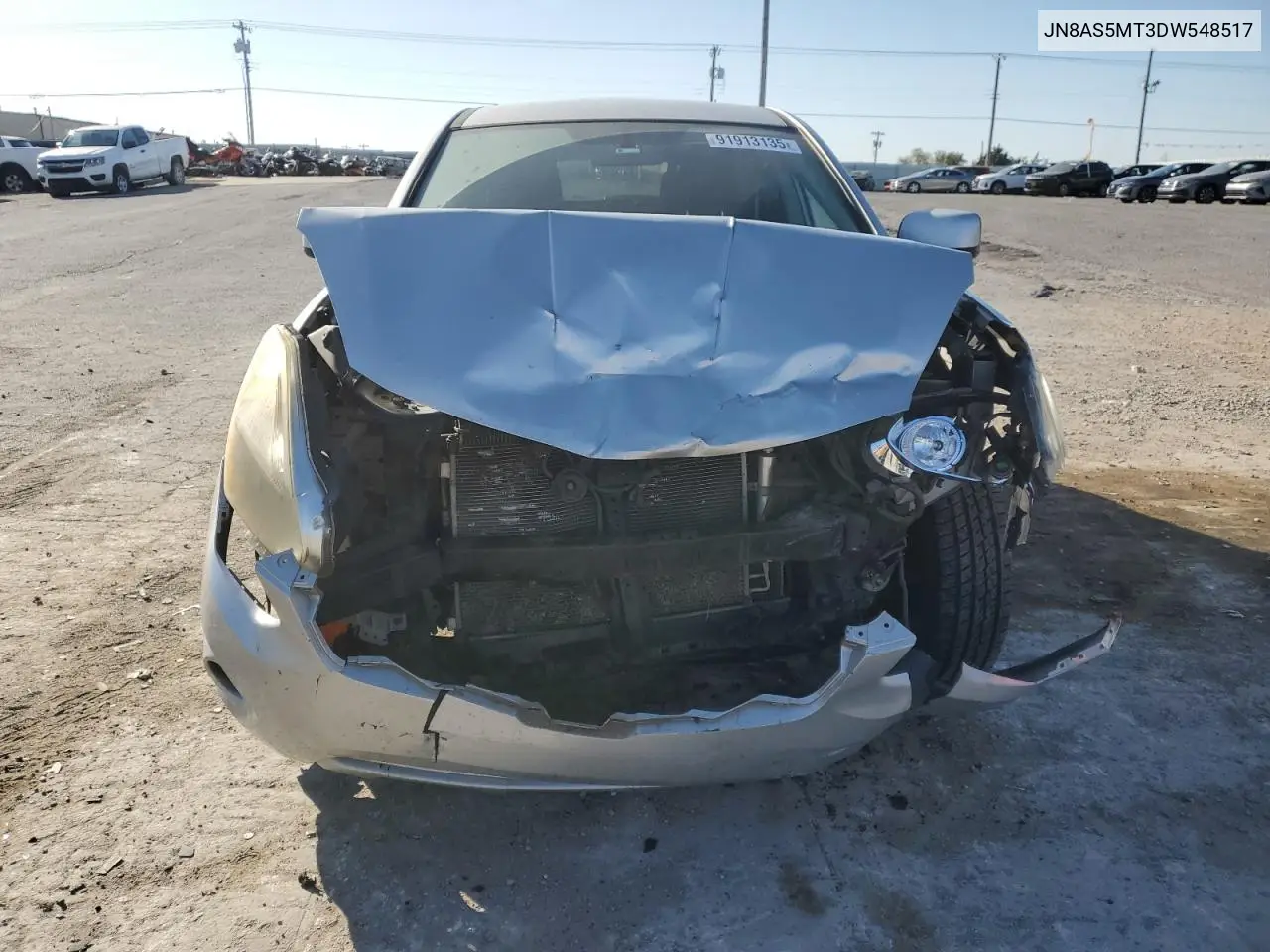 JN8AS5MT3DW548517 2013 Nissan Rogue S