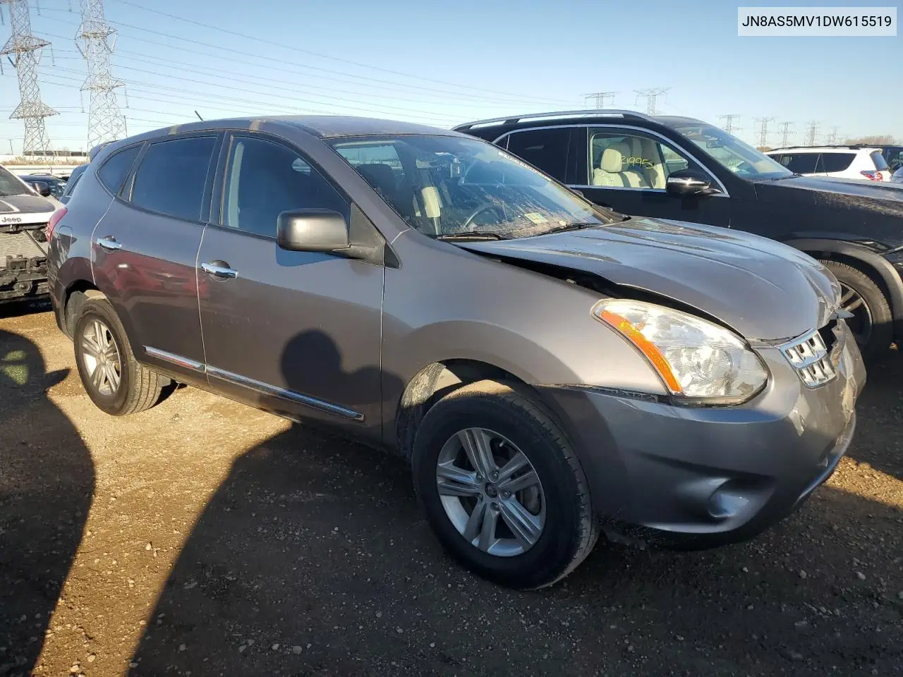JN8AS5MV1DW615519 2013 Nissan Rogue S
