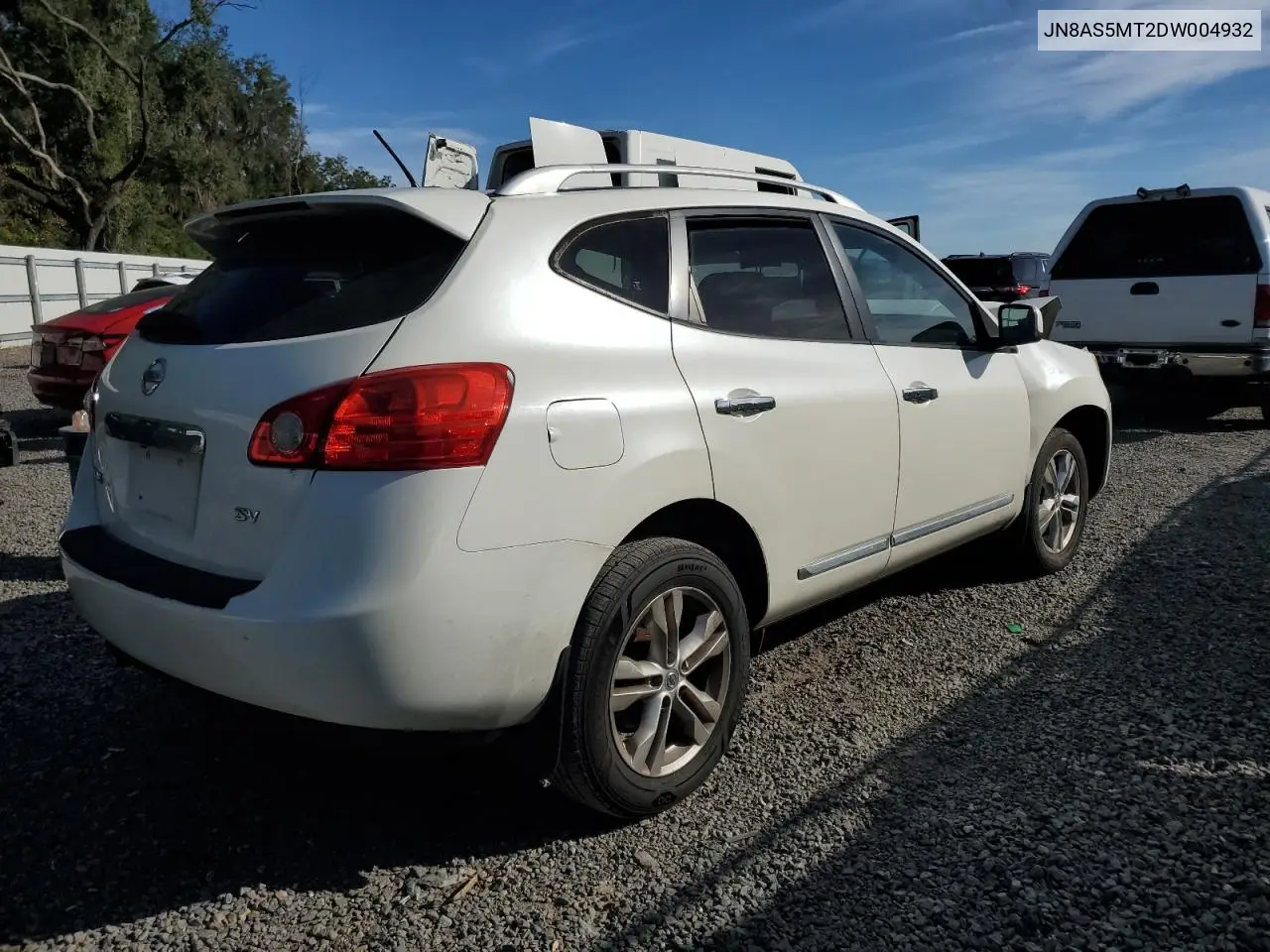 JN8AS5MT2DW004932 2013 Nissan Rogue S