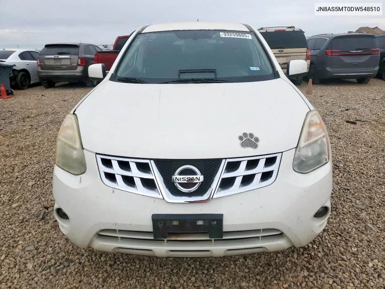 JN8AS5MT0DW548510 2013 Nissan Rogue S