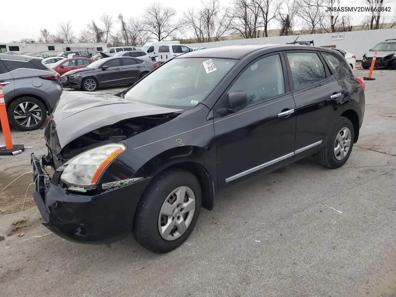 JN8AS5MV2DW660842 2013 Nissan Rogue S