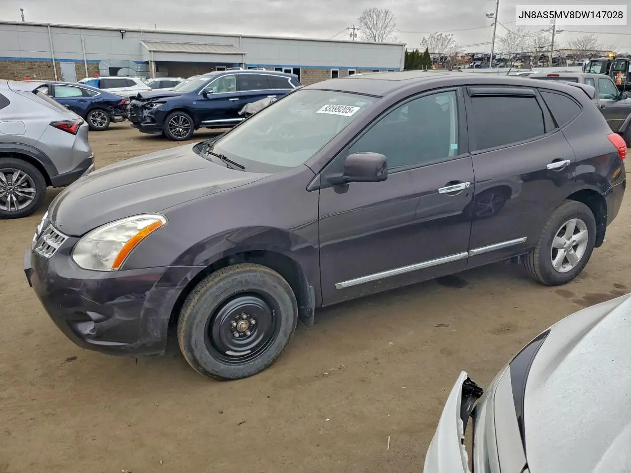JN8AS5MV8DW147028 2013 Nissan Rogue S