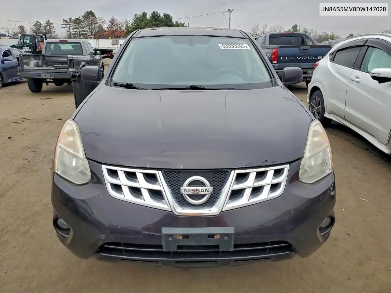 JN8AS5MV8DW147028 2013 Nissan Rogue S
