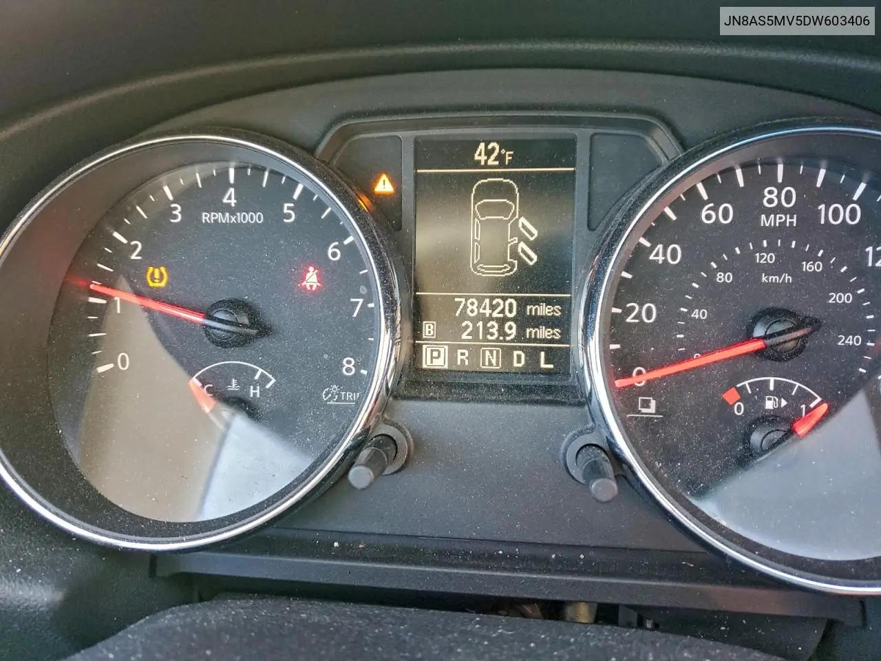 JN8AS5MV5DW603406 2013 Nissan Rogue S