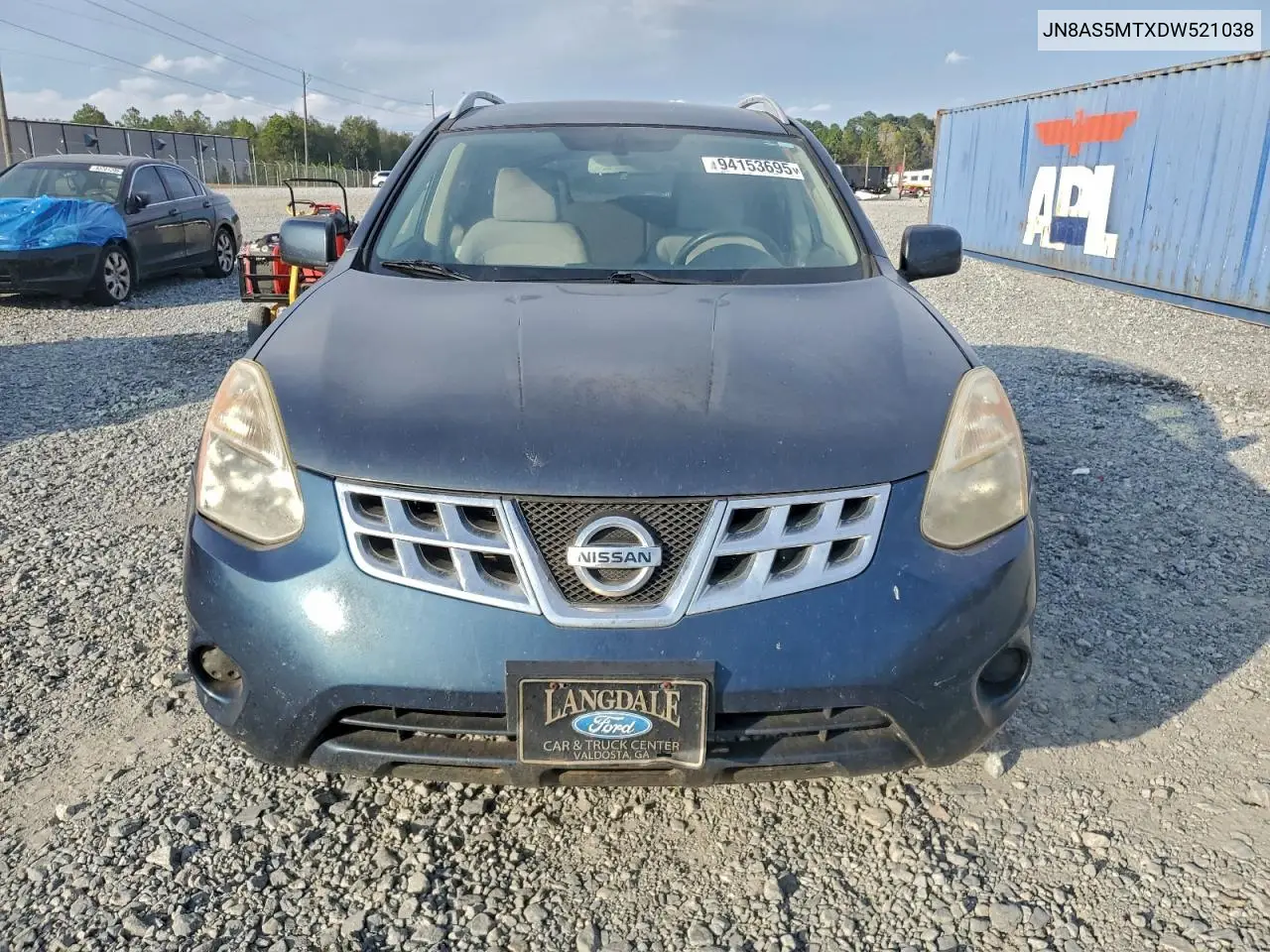 JN8AS5MTXDW521038 2013 Nissan Rogue S