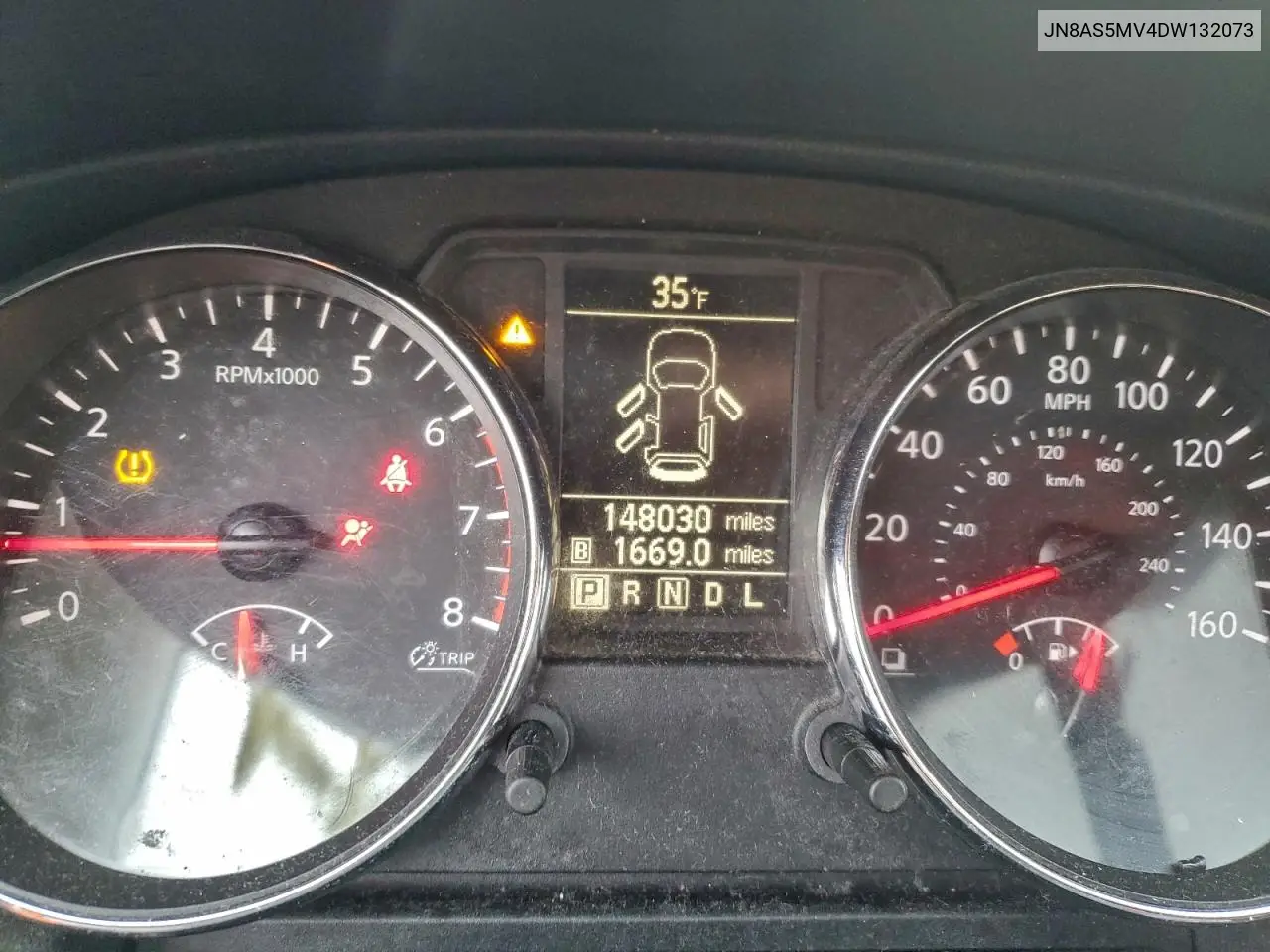 JN8AS5MV4DW132073 2013 Nissan Rogue S