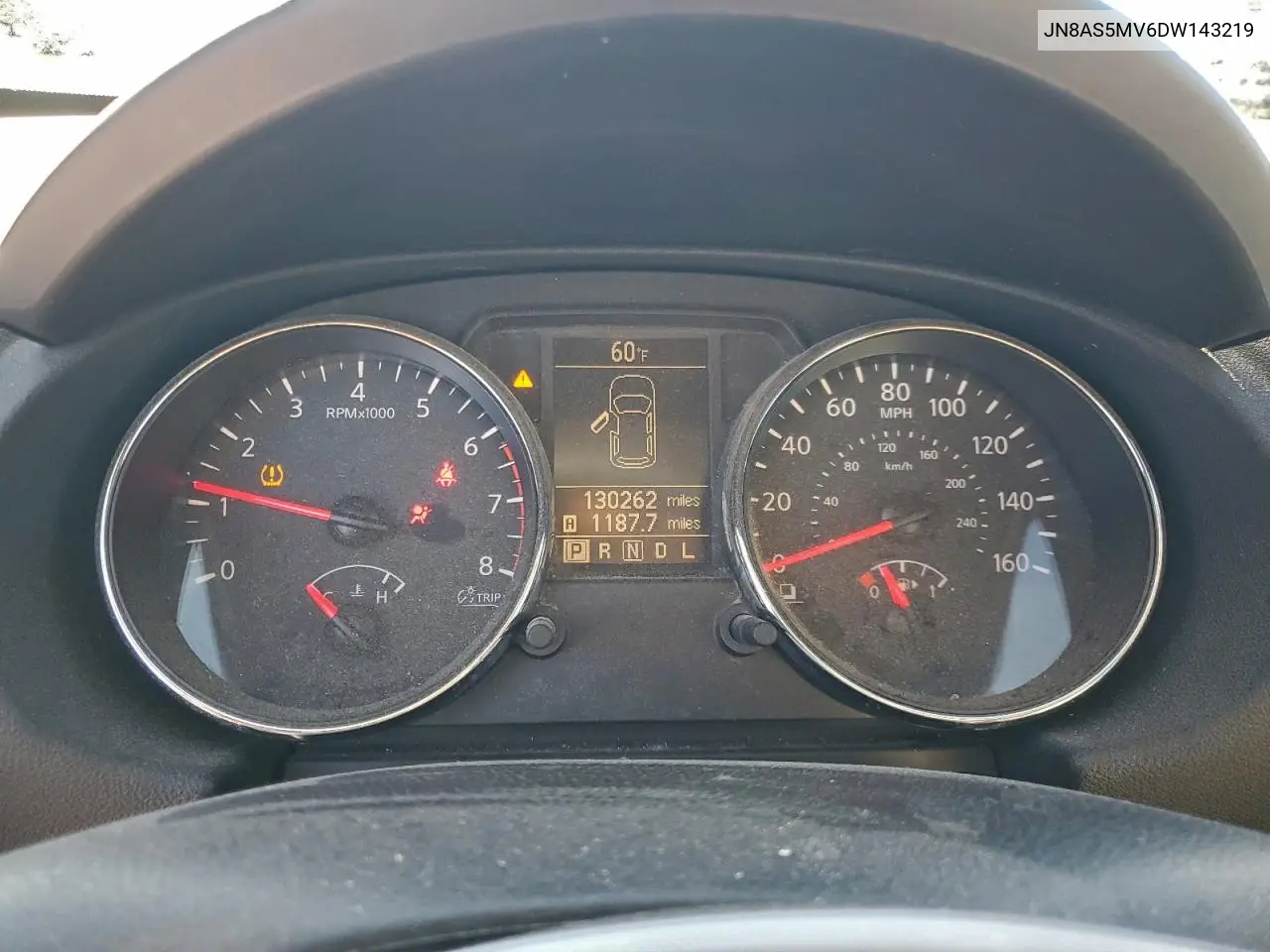 JN8AS5MV6DW143219 2013 Nissan Rogue S