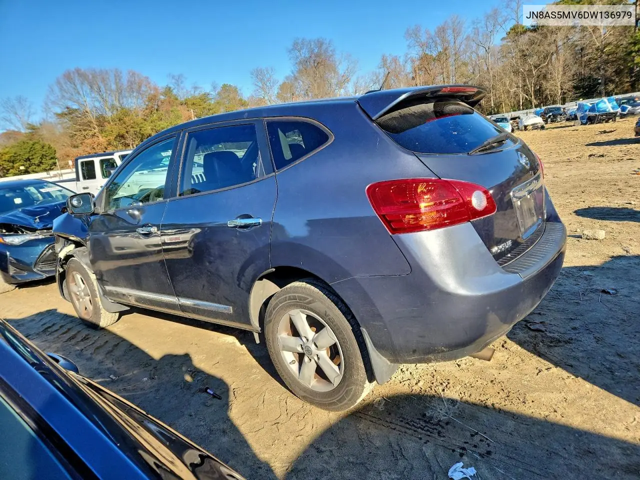 JN8AS5MV6DW136979 2013 Nissan Rogue S