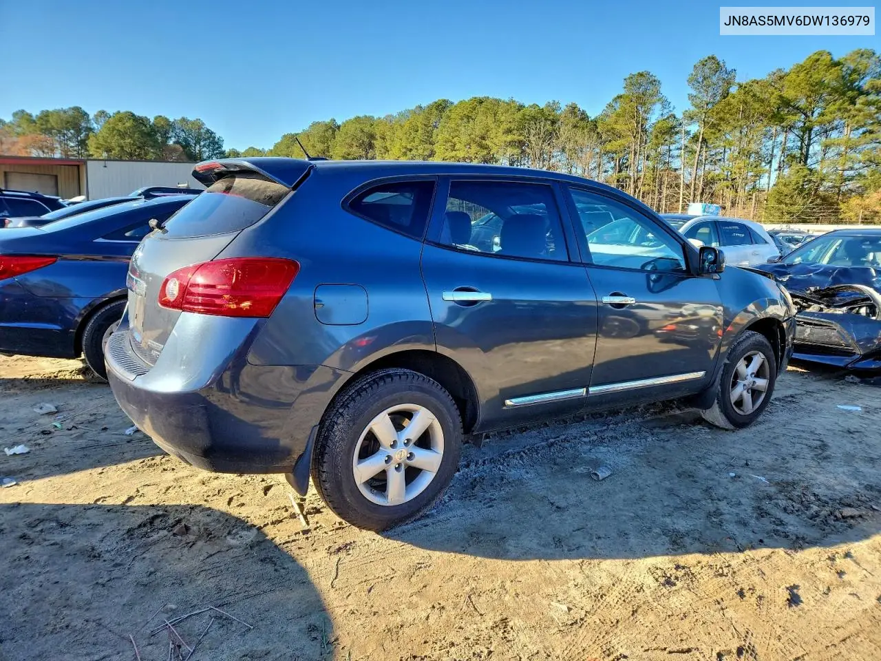 JN8AS5MV6DW136979 2013 Nissan Rogue S