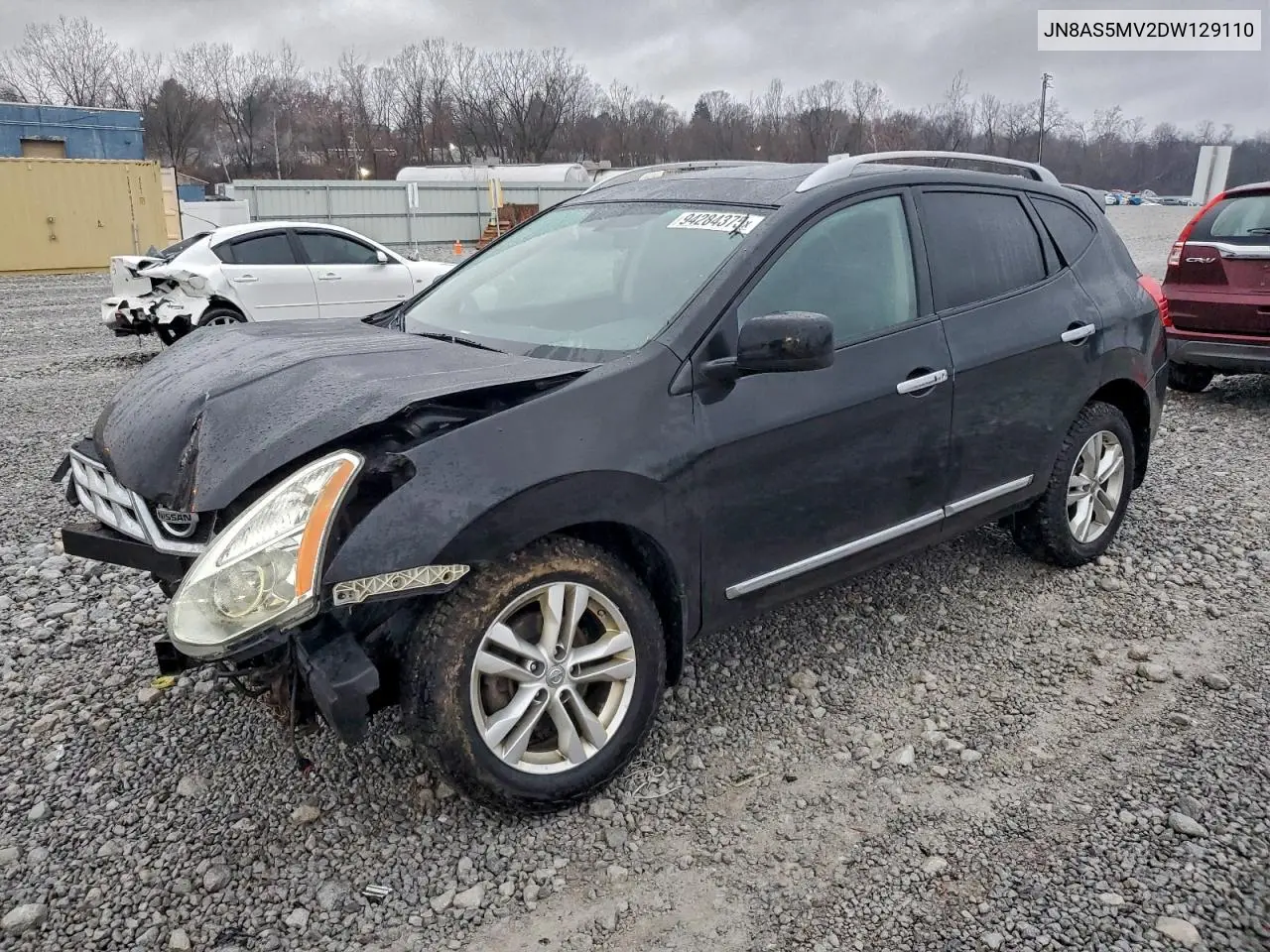 JN8AS5MV2DW129110 2013 Nissan Rogue S