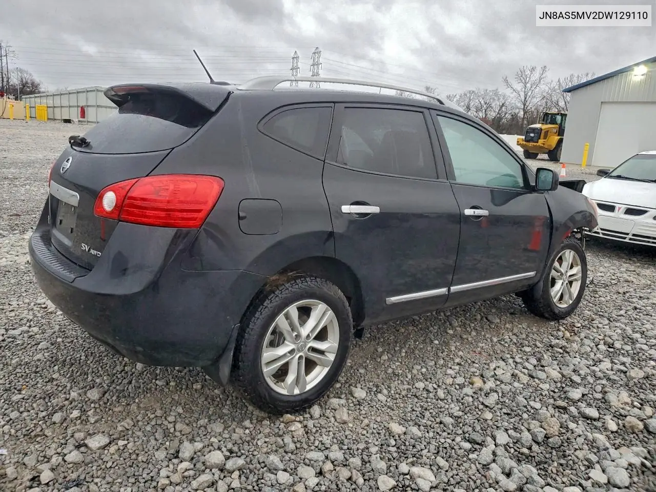 JN8AS5MV2DW129110 2013 Nissan Rogue S