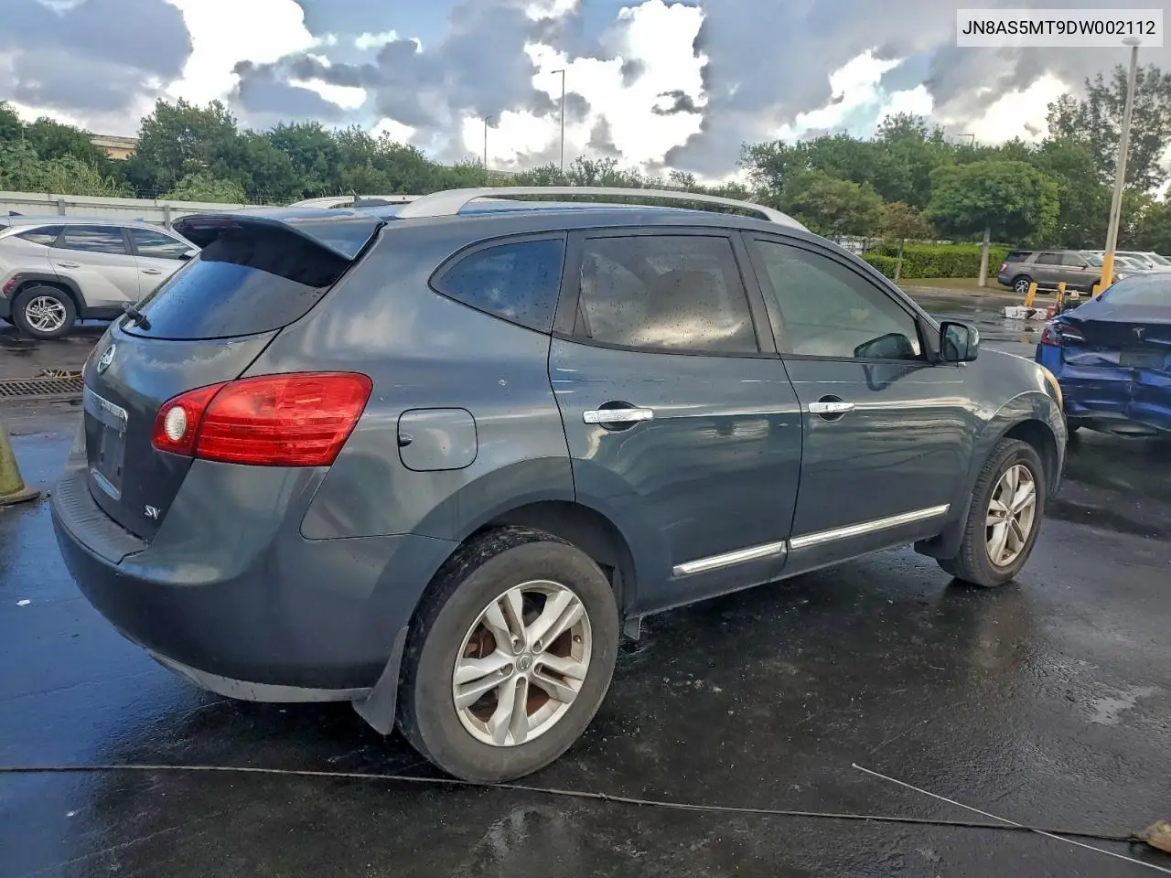 JN8AS5MT9DW002112 2013 Nissan Rogue S