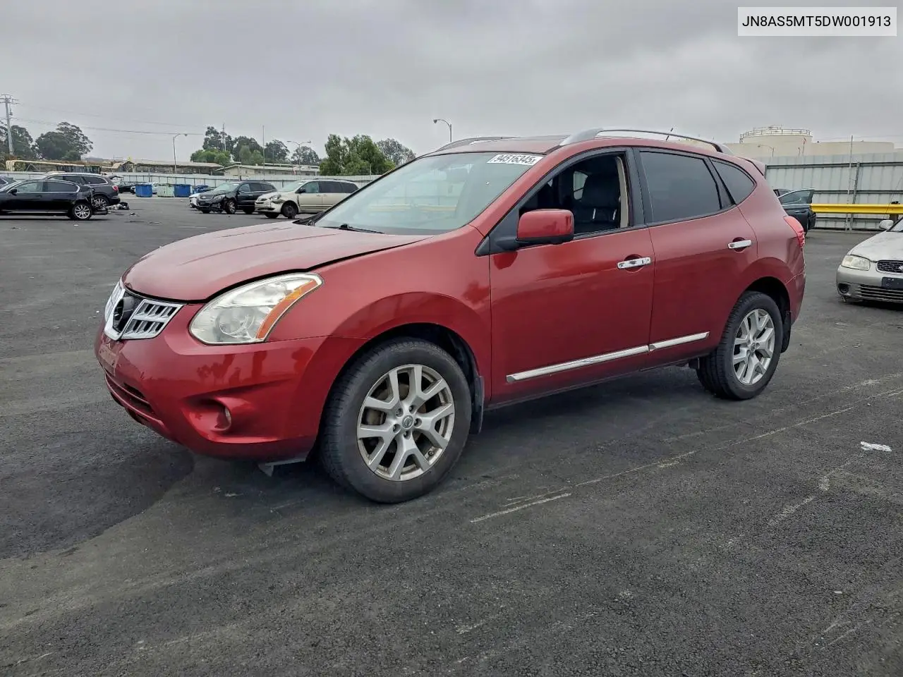 JN8AS5MT5DW001913 2013 Nissan Rogue S