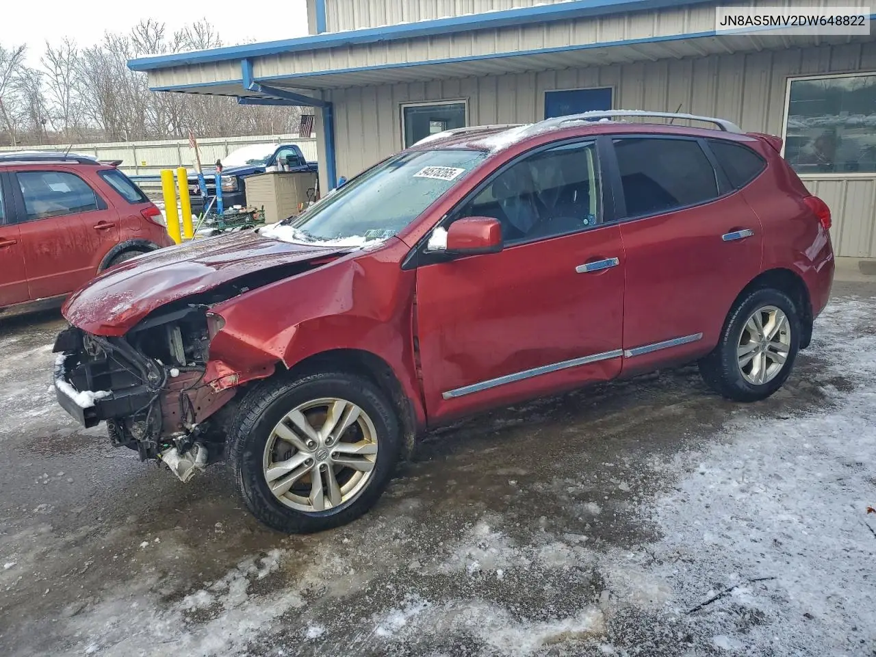 JN8AS5MV2DW648822 2013 Nissan Rogue S