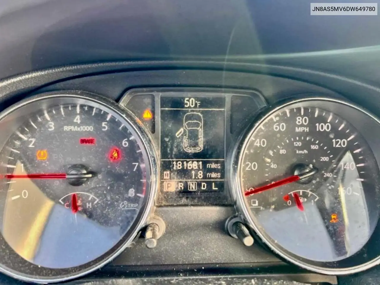 JN8AS5MV6DW649780 2013 Nissan Rogue S