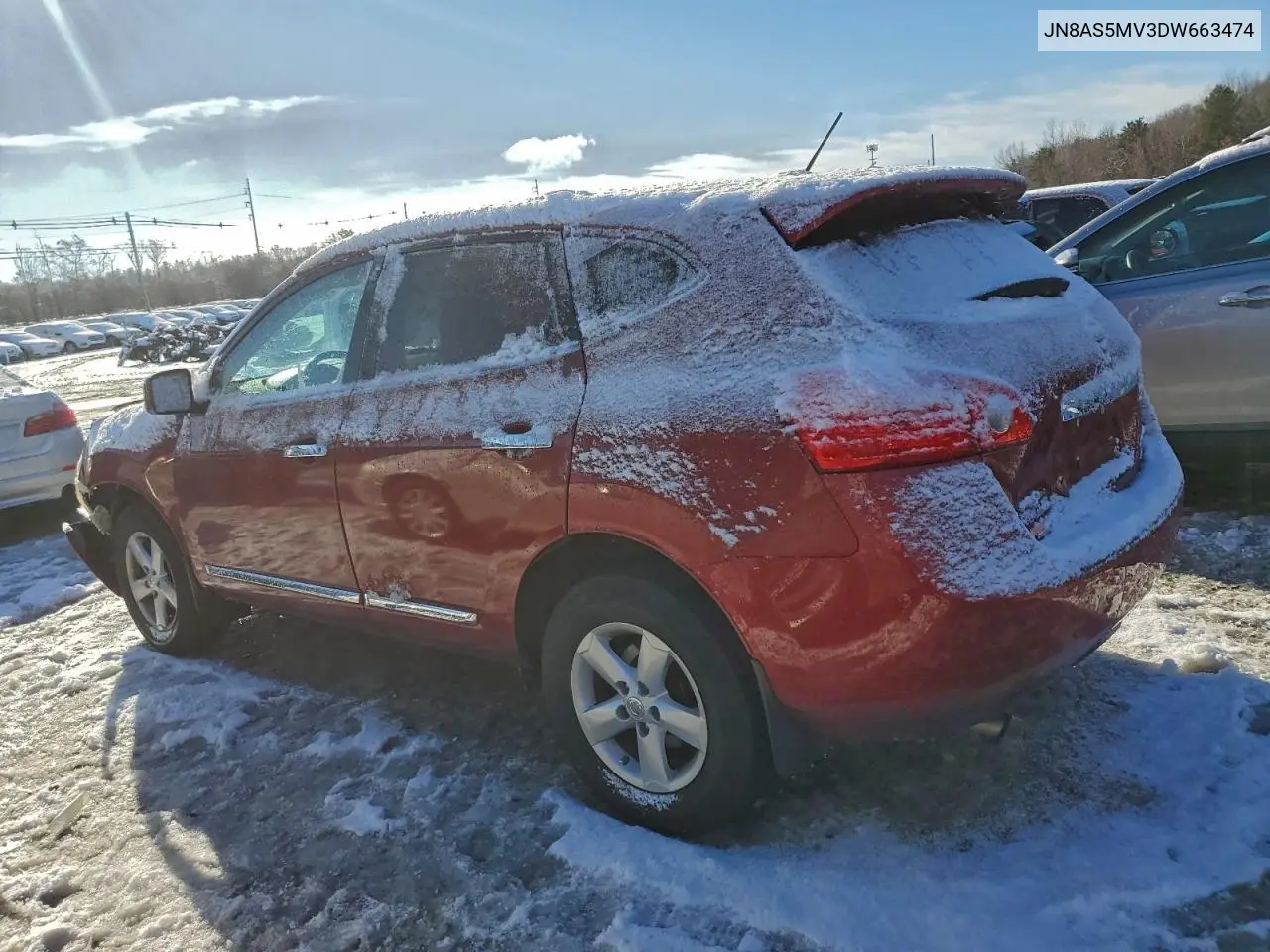 JN8AS5MV3DW663474 2013 Nissan Rogue S