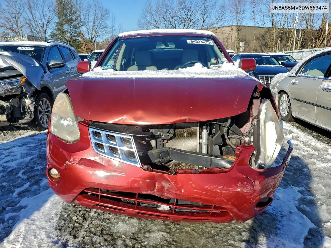 JN8AS5MV3DW663474 2013 Nissan Rogue S