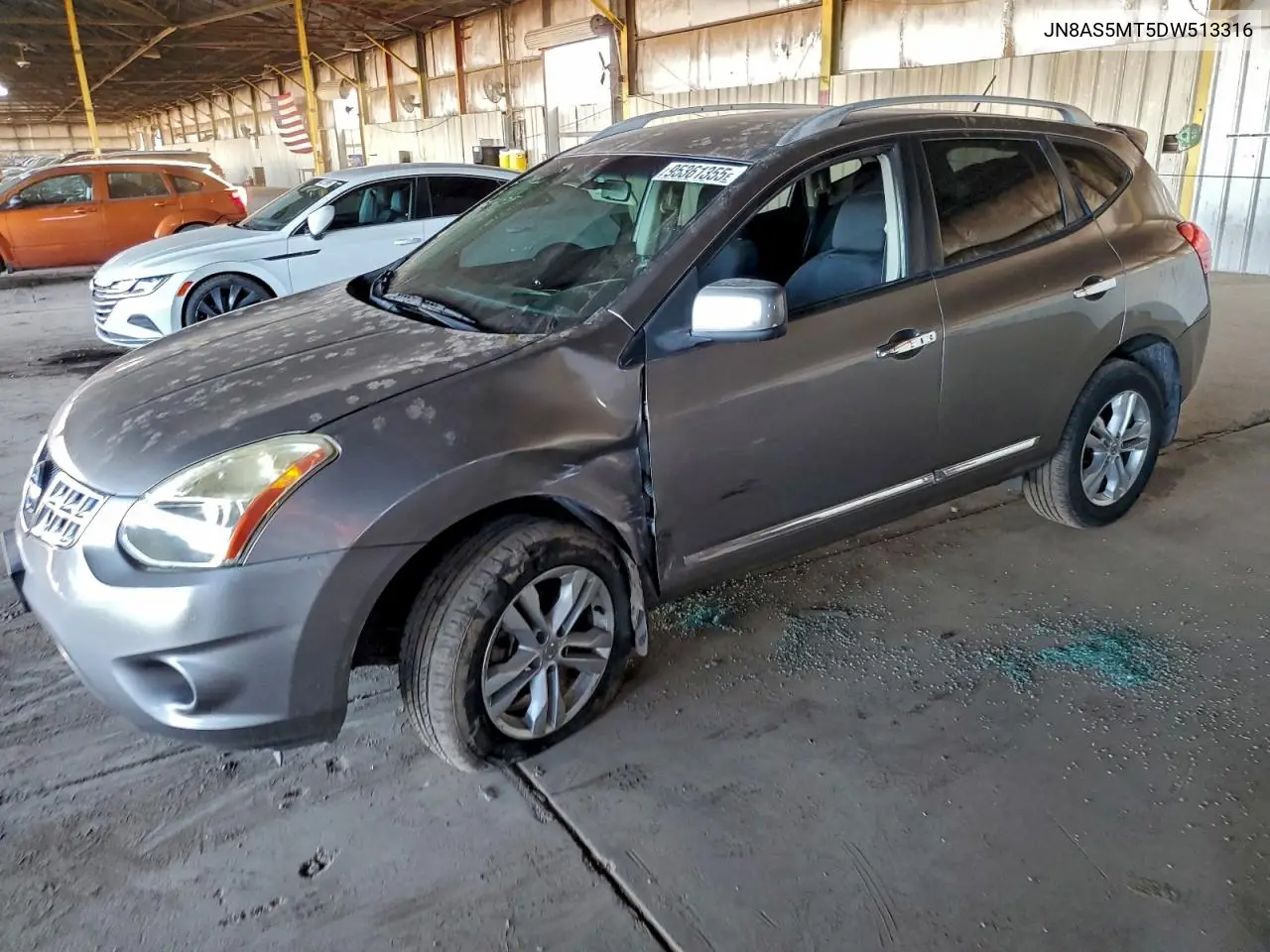 JN8AS5MT5DW513316 2013 Nissan Rogue S