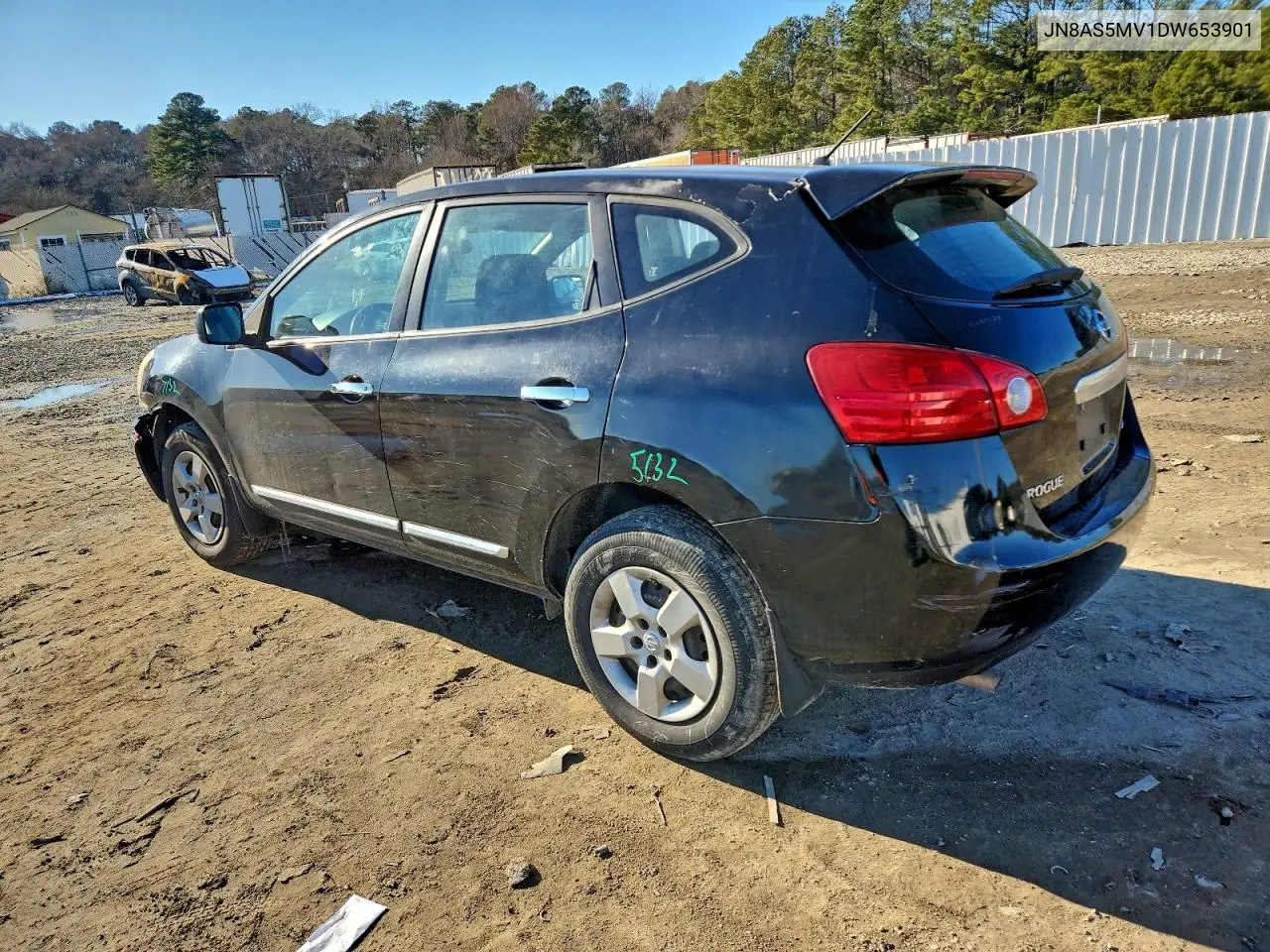 JN8AS5MV1DW653901 2013 Nissan Rogue S
