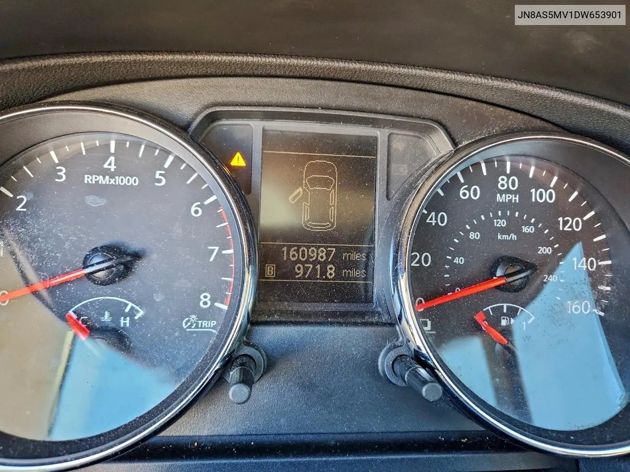 JN8AS5MV1DW653901 2013 Nissan Rogue S