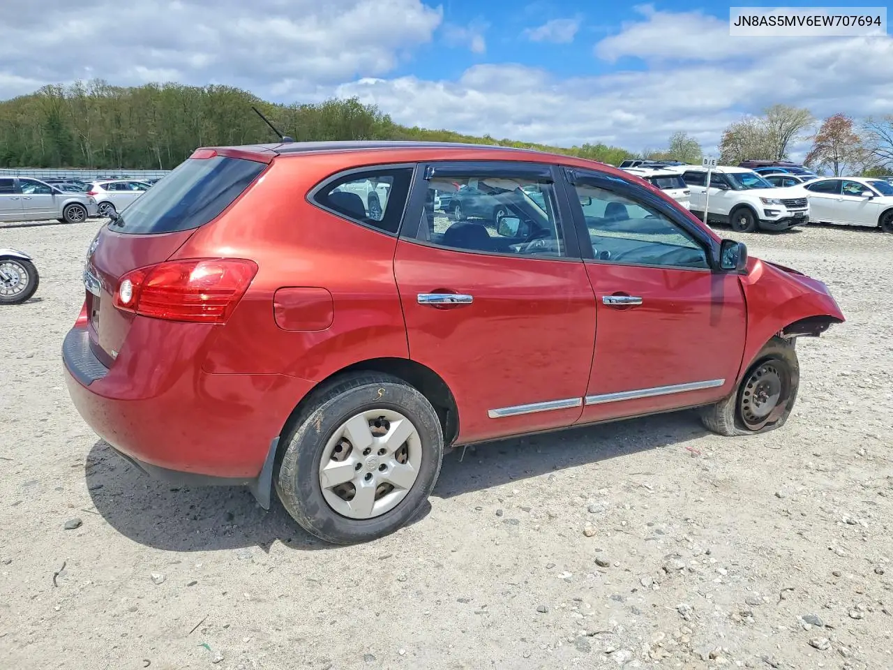 JN8AS5MV6EW707694 2014 Nissan Rogue Select S