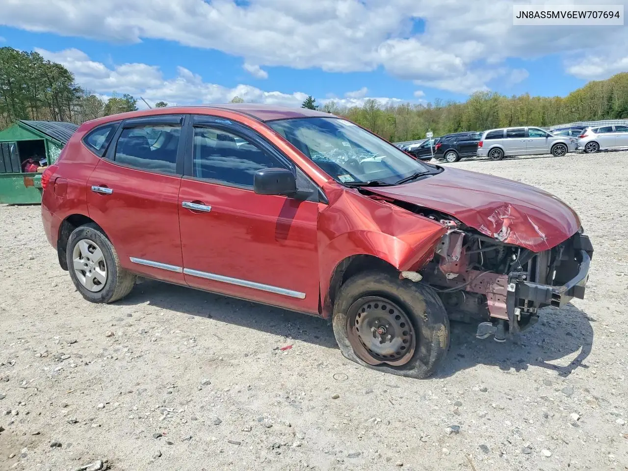 JN8AS5MV6EW707694 2014 Nissan Rogue Select S