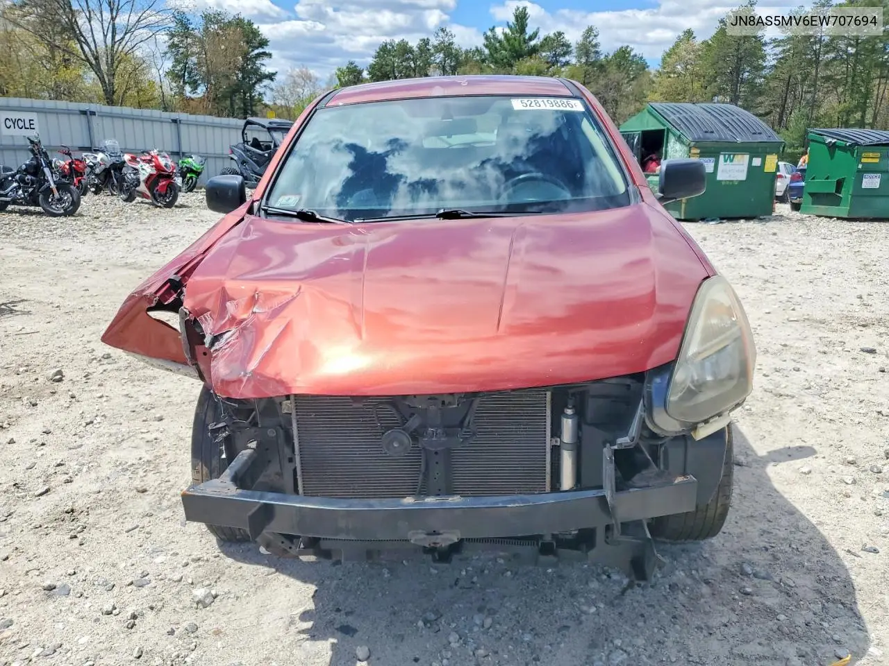 JN8AS5MV6EW707694 2014 Nissan Rogue Select S