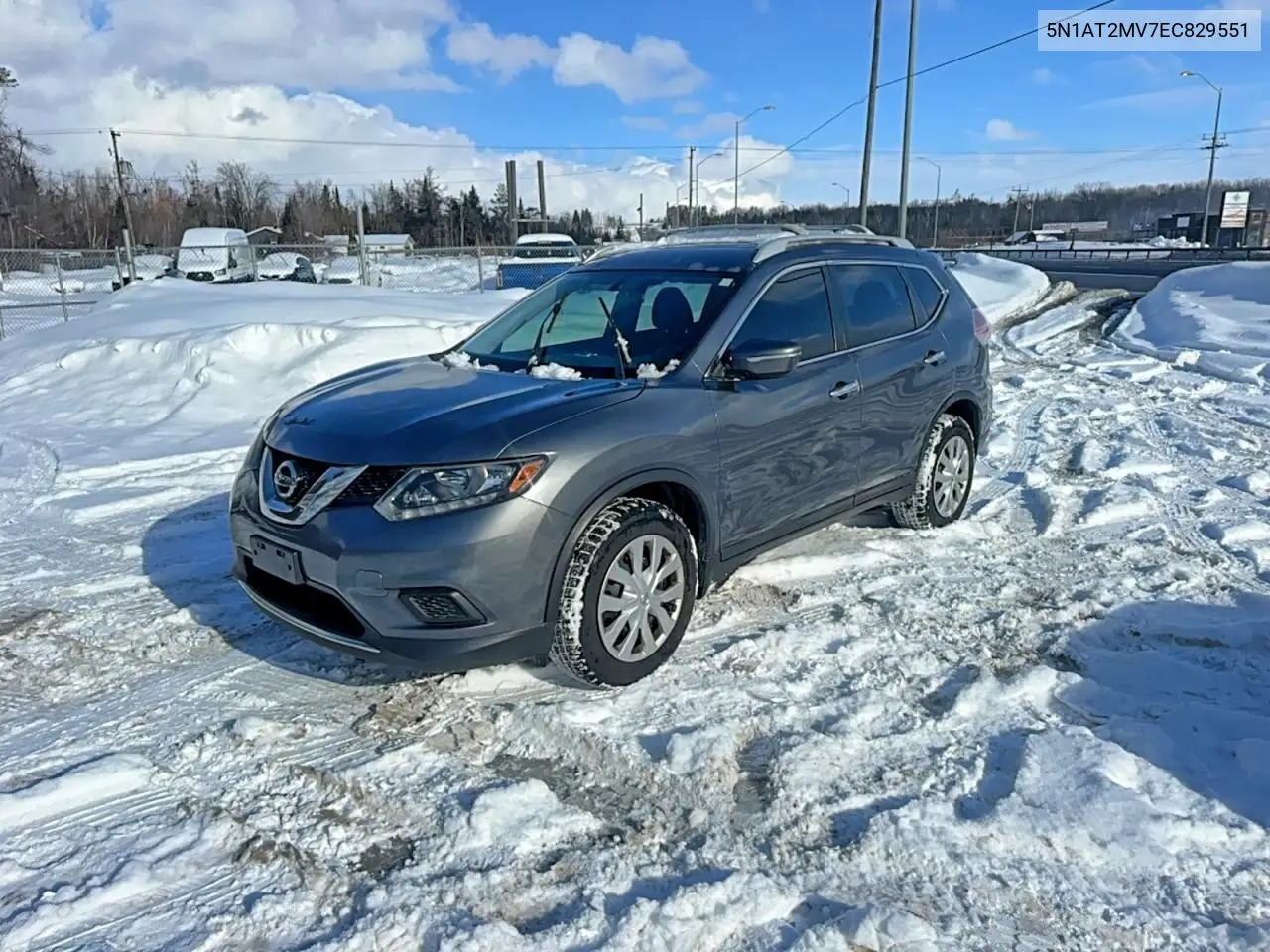5N1AT2MV7EC829551 2014 Nissan Rogue S